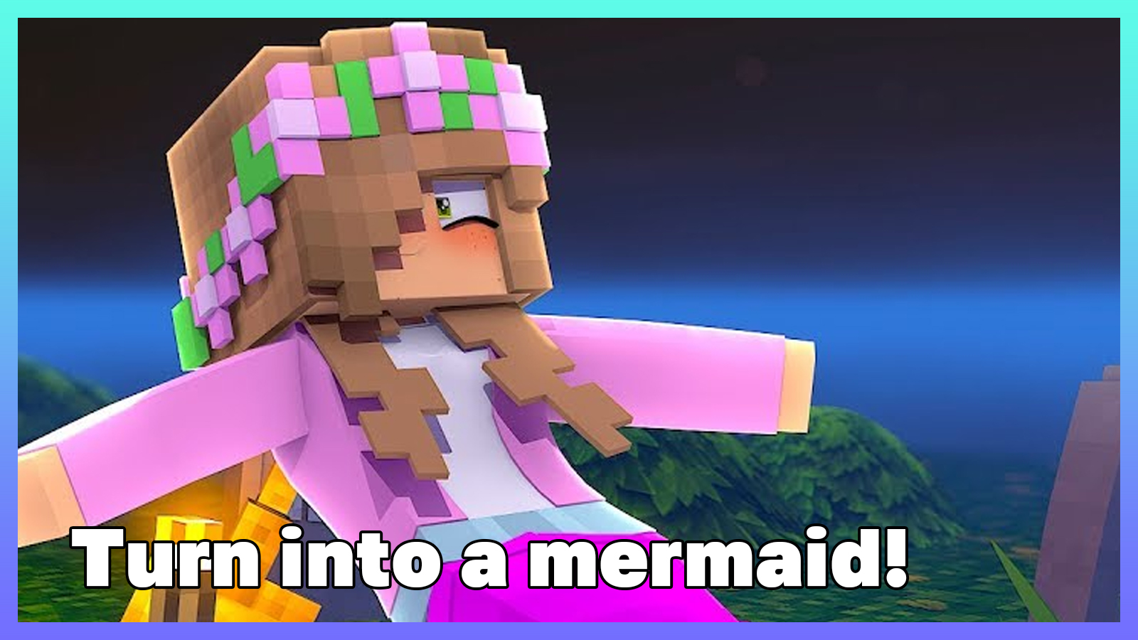 اسکرین شات 1 برنامه Mermaid Mod for Minecraft PE