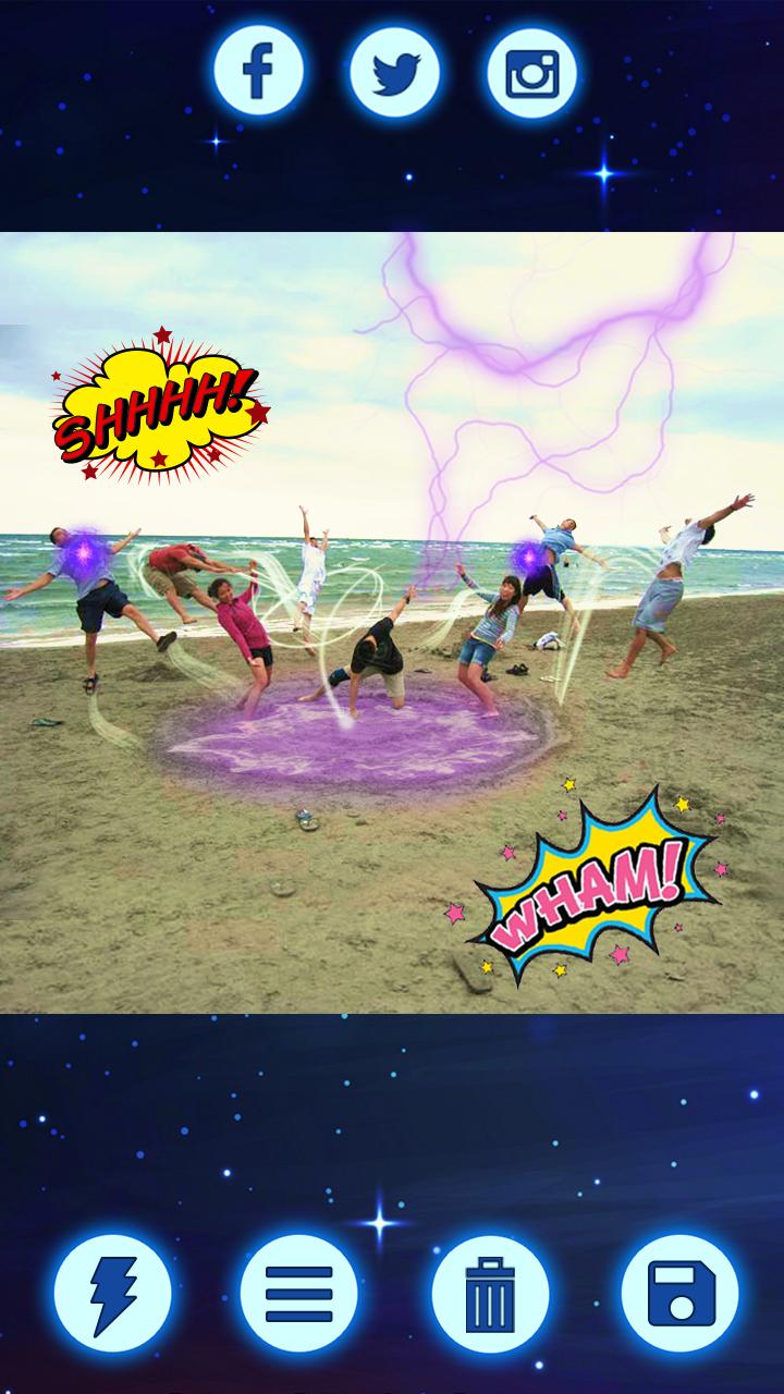 اسکرین شات 3 برنامه Super Power Photo Effects