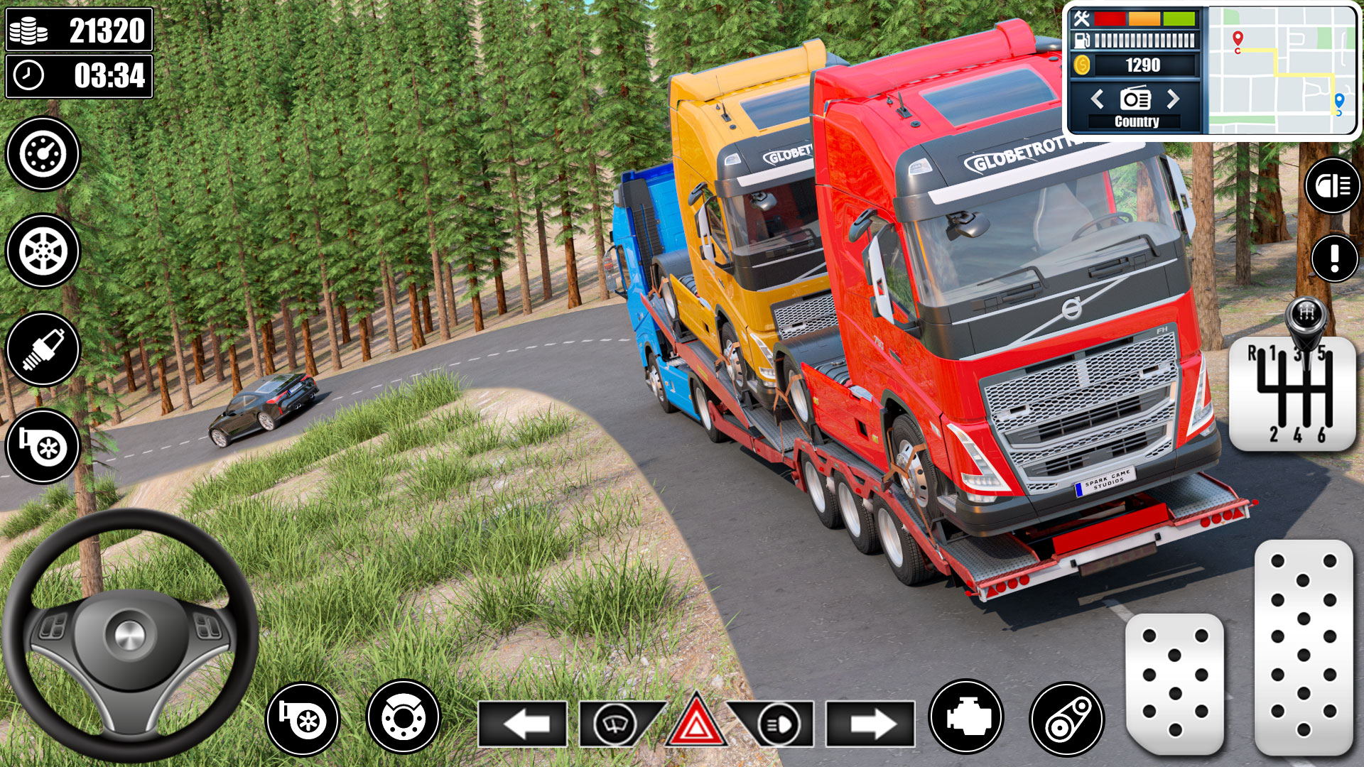 اسکرین شات 5 برنامه Real Truck Parking Games 3D