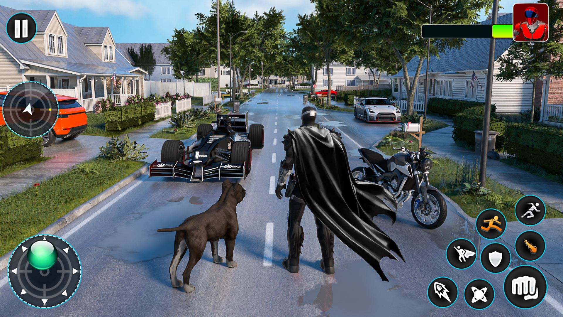 اسکرین شات 5 برنامه Spider Flying Rope Hero Games