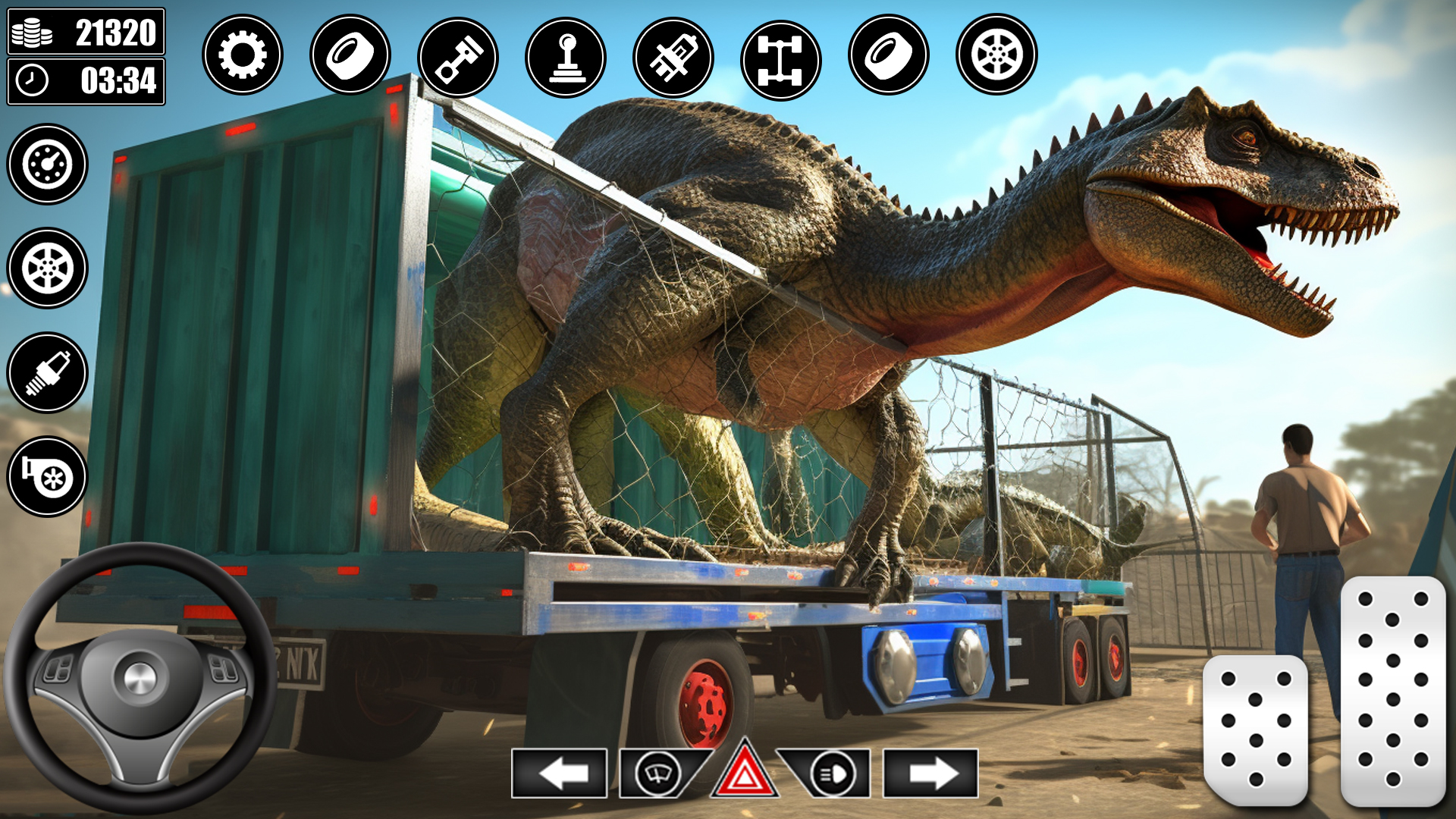اسکرین شات 6 بازی Dino Transporter Truck Games