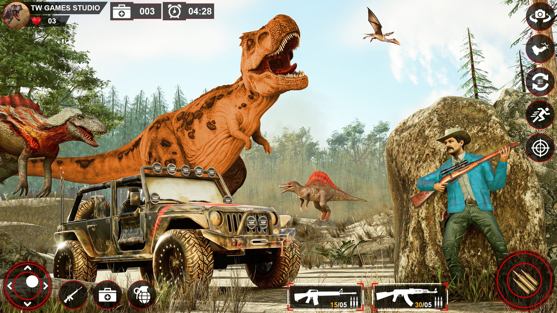 اسکرین شات 3 بازی Dino Transporter Truck Games