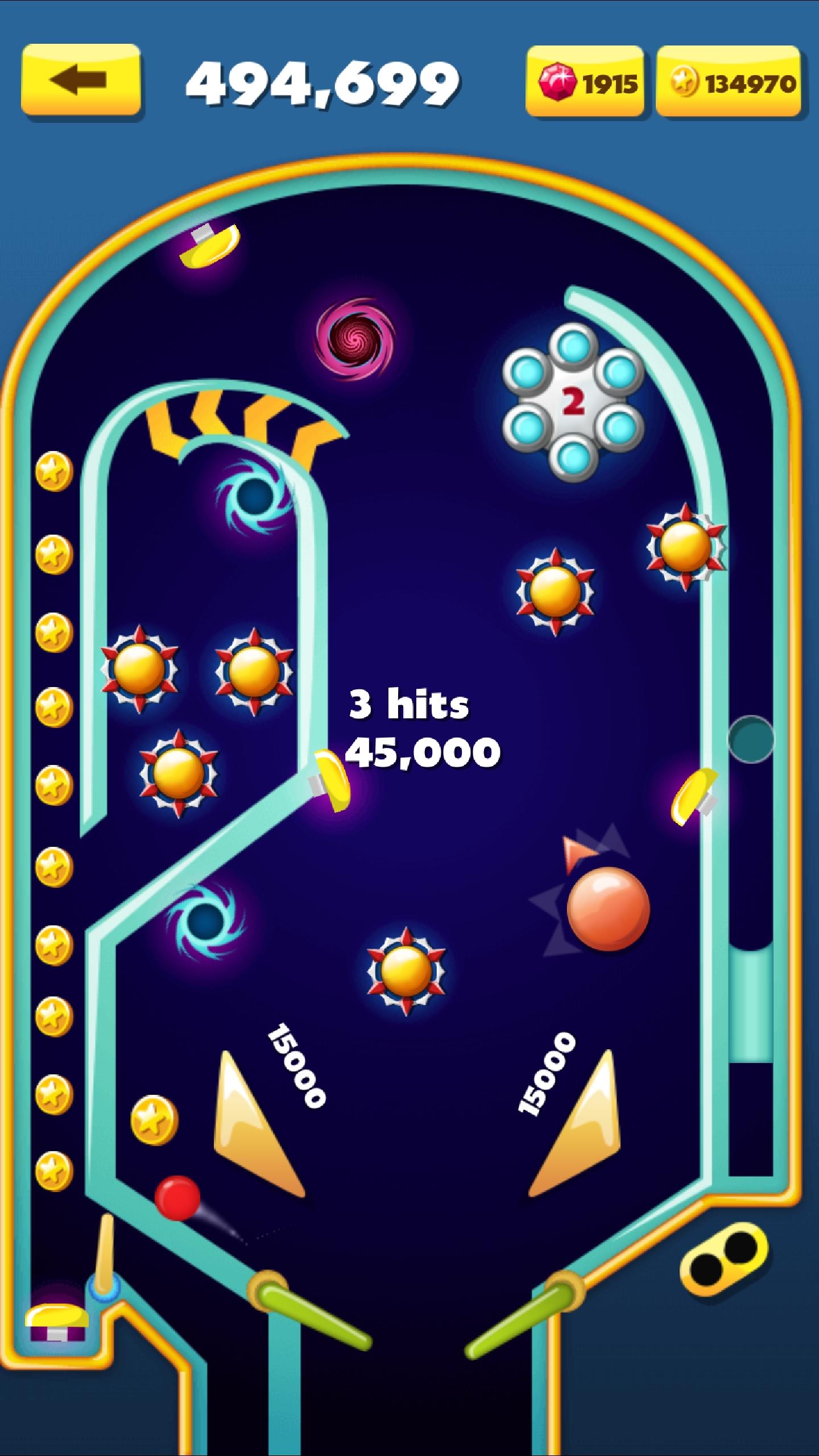 اسکرین شات 2 بازی Pinball: Classic Arcade Games