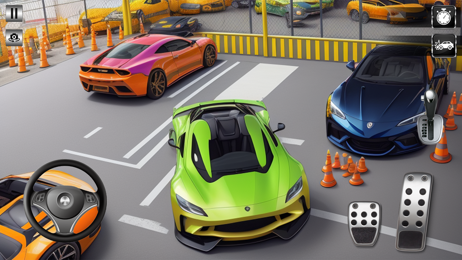 اسکرین شات 4 بازی Advance Prado Parking Car Game
