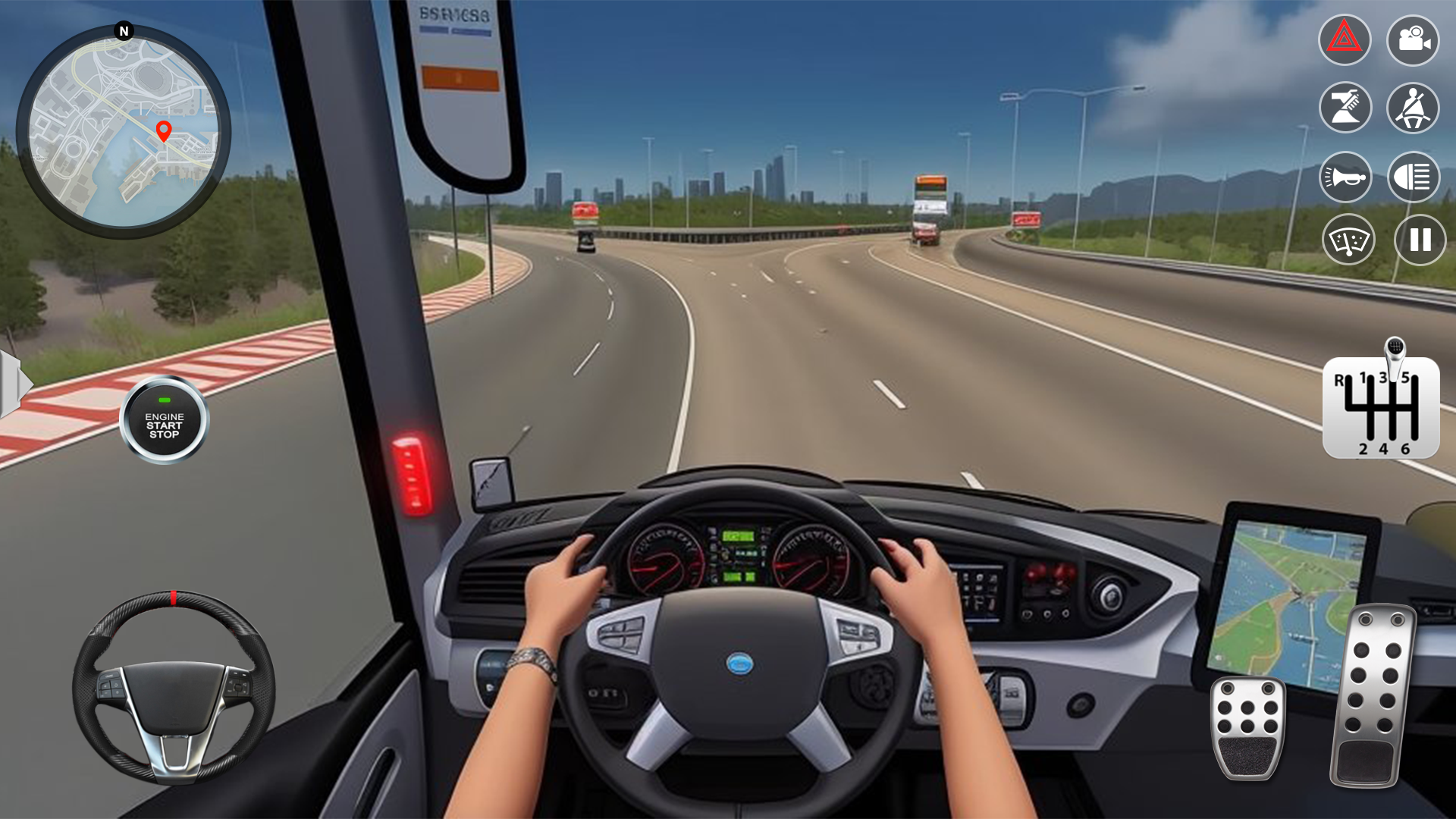 اسکرین شات 1 بازی Coach City Bus Simulator 2023