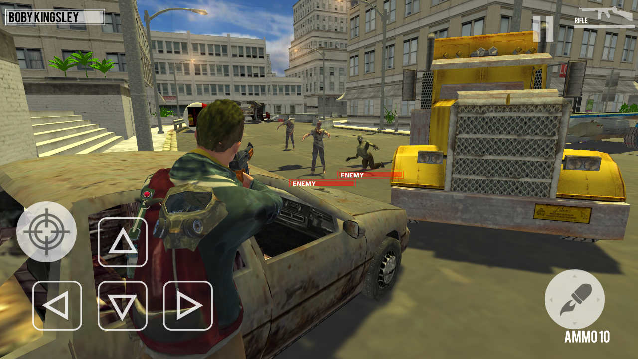 اسکرین شات 1 بازی Zombie Town: Shooting Game