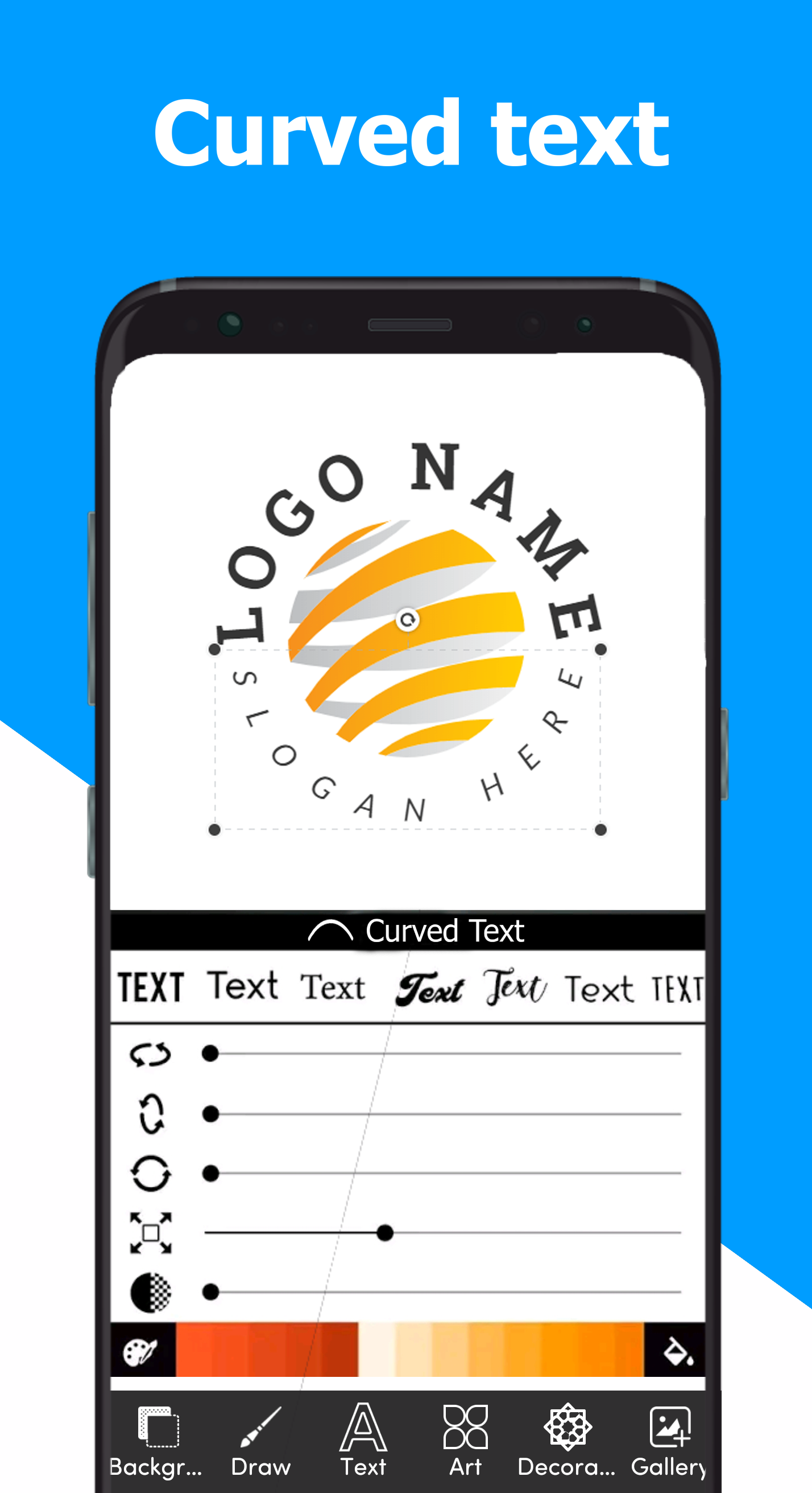 اسکرین شات 2 برنامه Logo Maker - Logo Creator