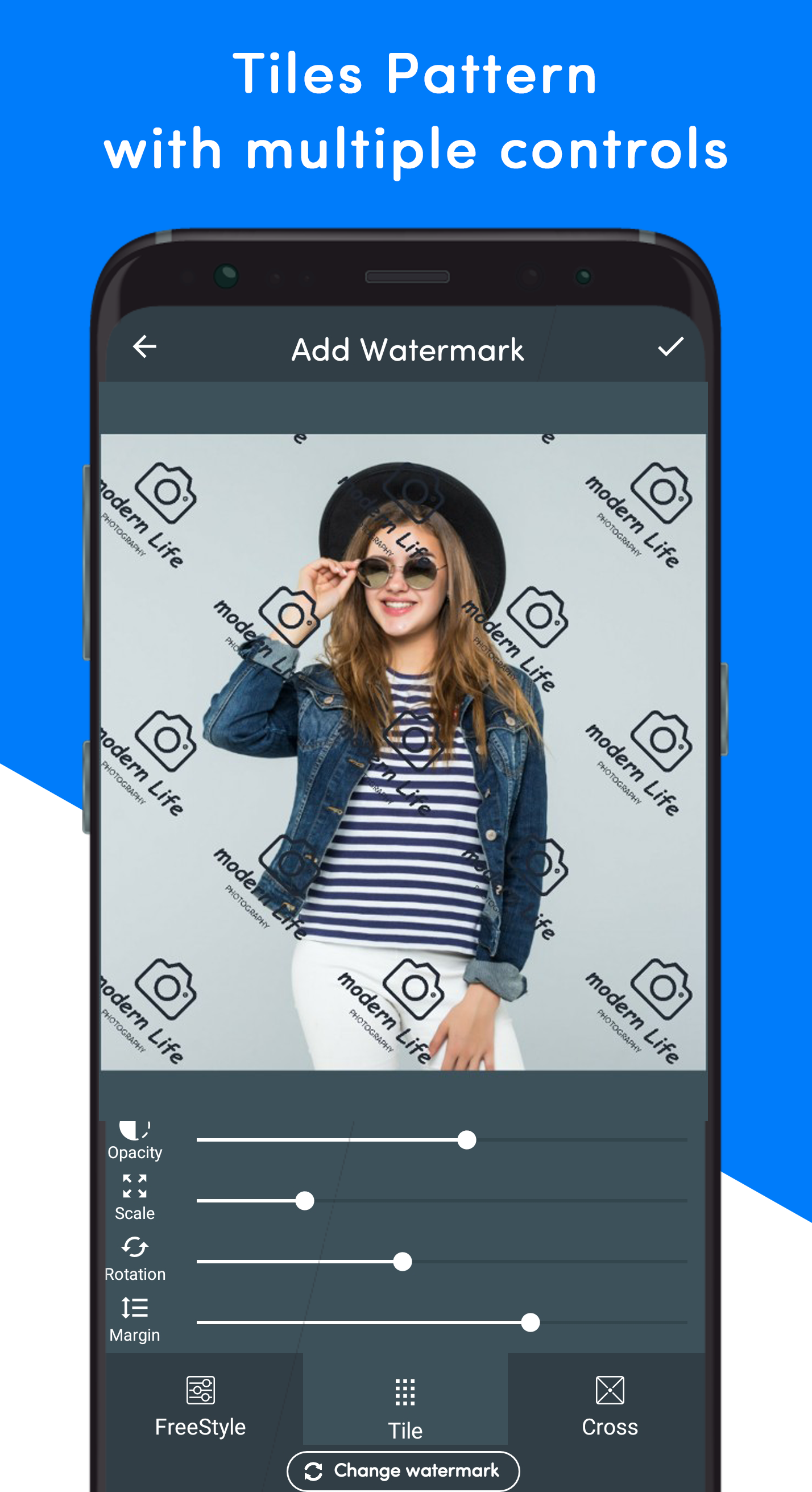 اسکرین شات 5 برنامه Watermark - Watermark Photos