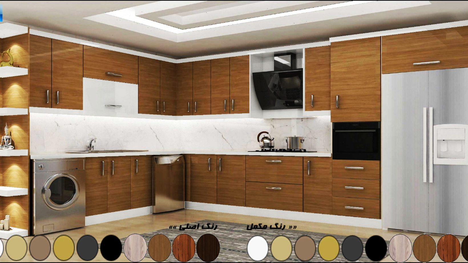 اسکرین شات 4 برنامه رنگ کابینت آشپزخانه بدون نیاز به سریال