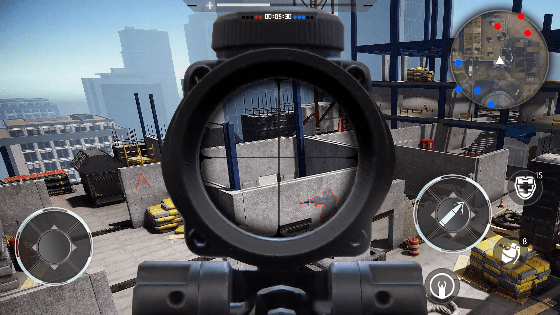 اسکرین شات 3 بازی Call of Battle:Target Shooting FPS Game