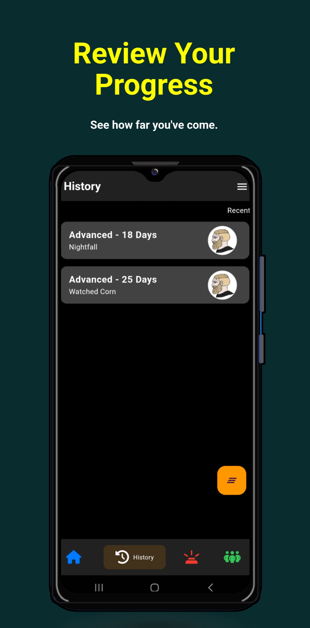 اسکرین شات 6 برنامه No Fap - Quit Addiction