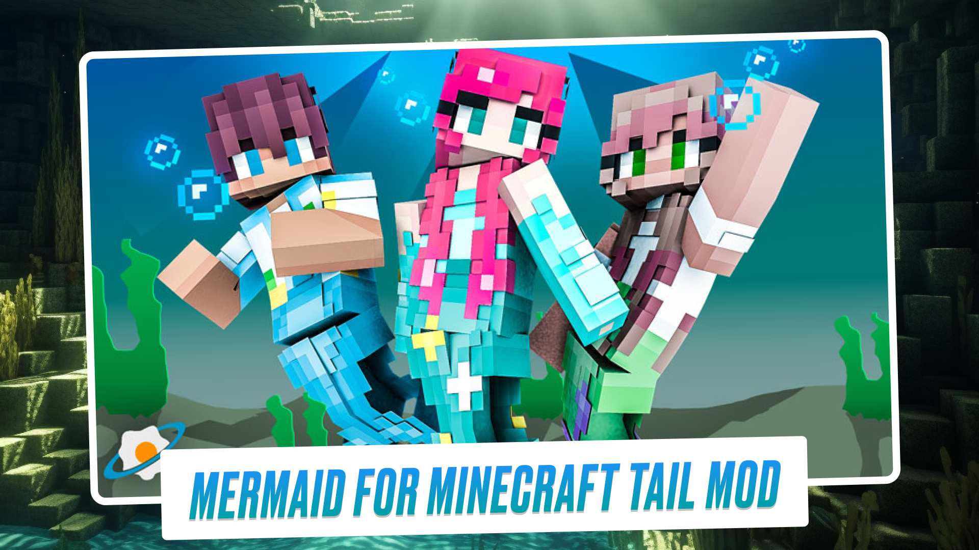 اسکرین شات 1 برنامه Mermaid in Minecraft Mod 2024