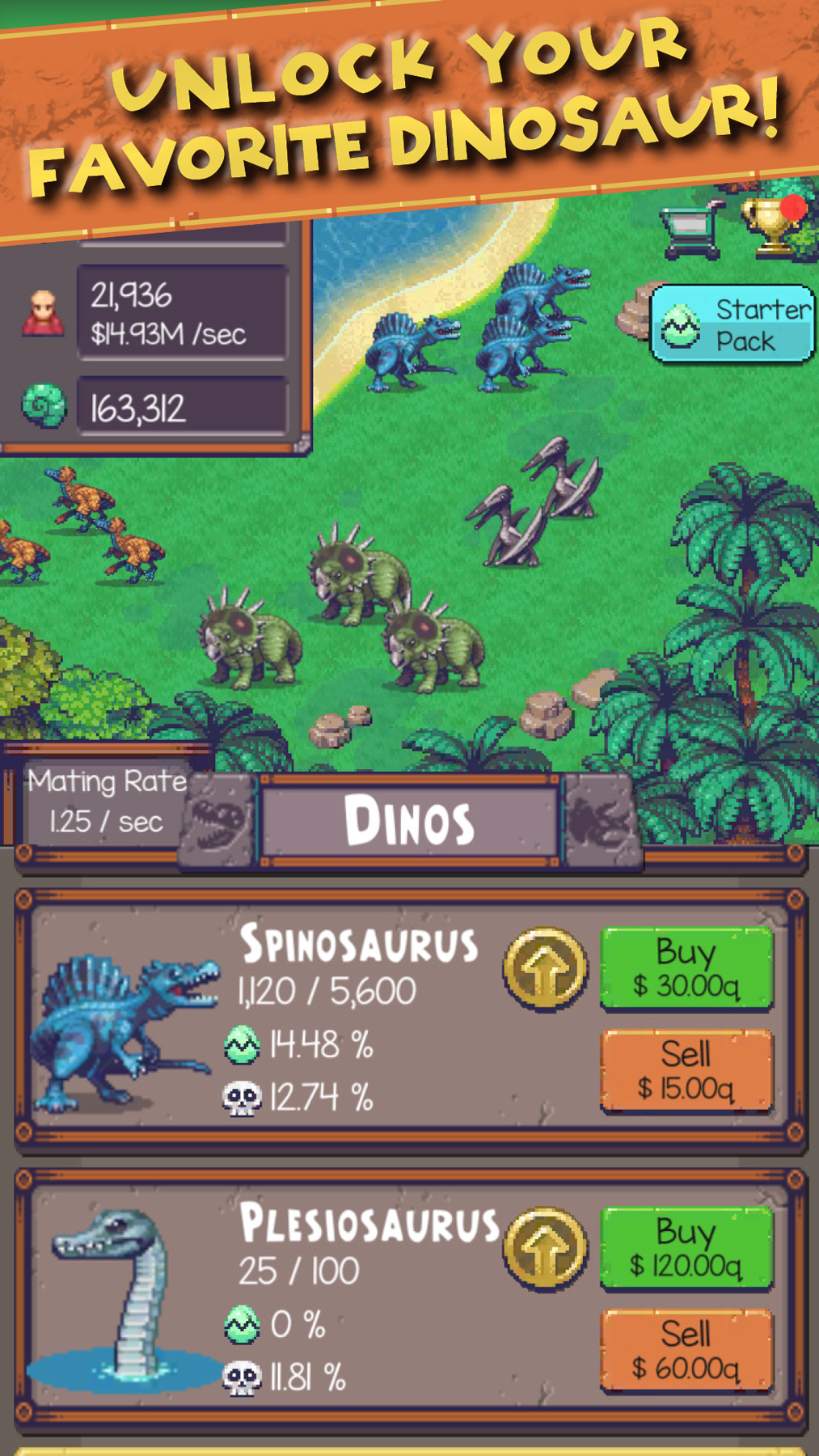 اسکرین شات 6 بازی Idle Dino Zoo
