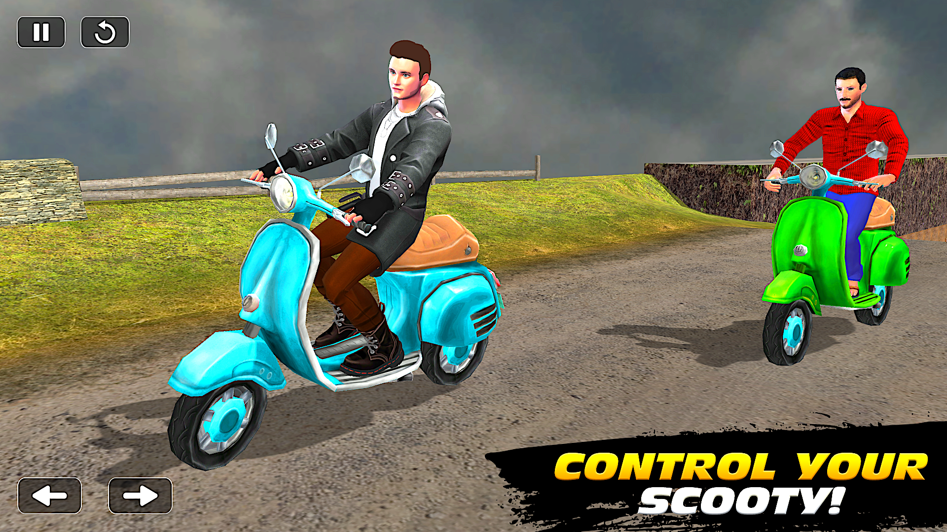 اسکرین شات 3 بازی Indian Bike Games 3D Scooty
