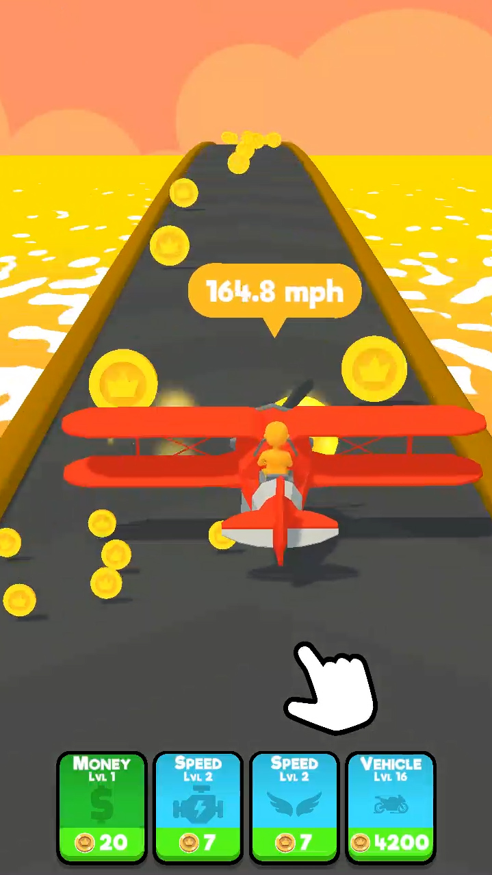 اسکرین شات 2 بازی Idle Speed Race