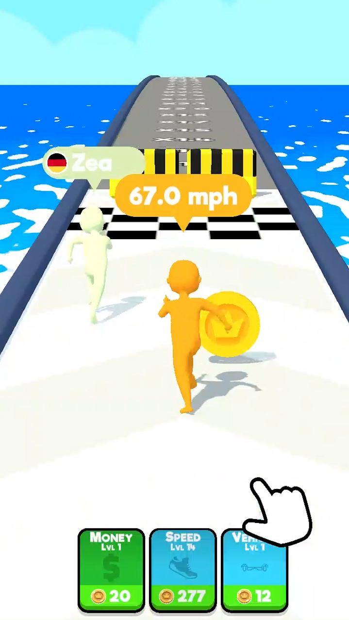 اسکرین شات 3 بازی Idle Speed Race