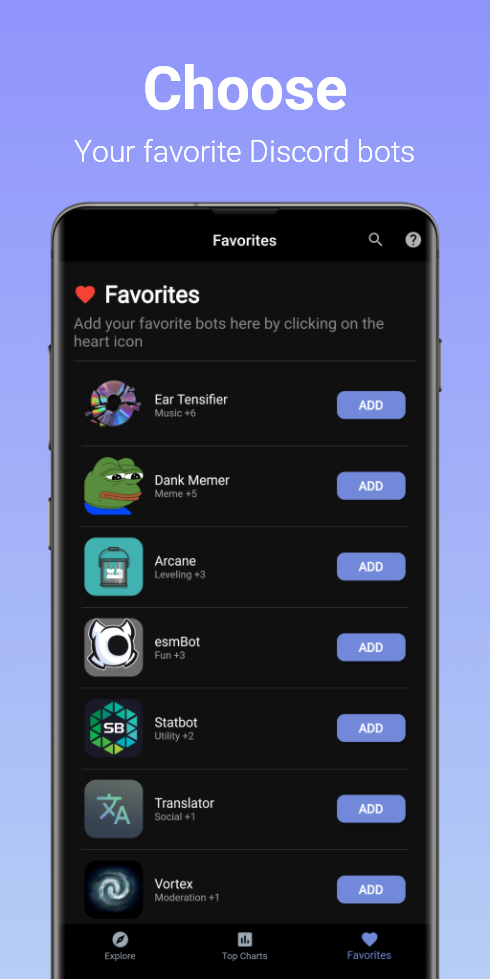 اسکرین شات 4 برنامه Bots for Discord