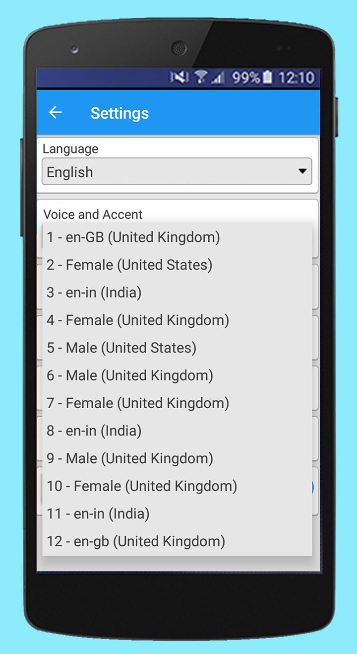 اسکرین شات 2 برنامه Text Voice Text-to-speech, PDF