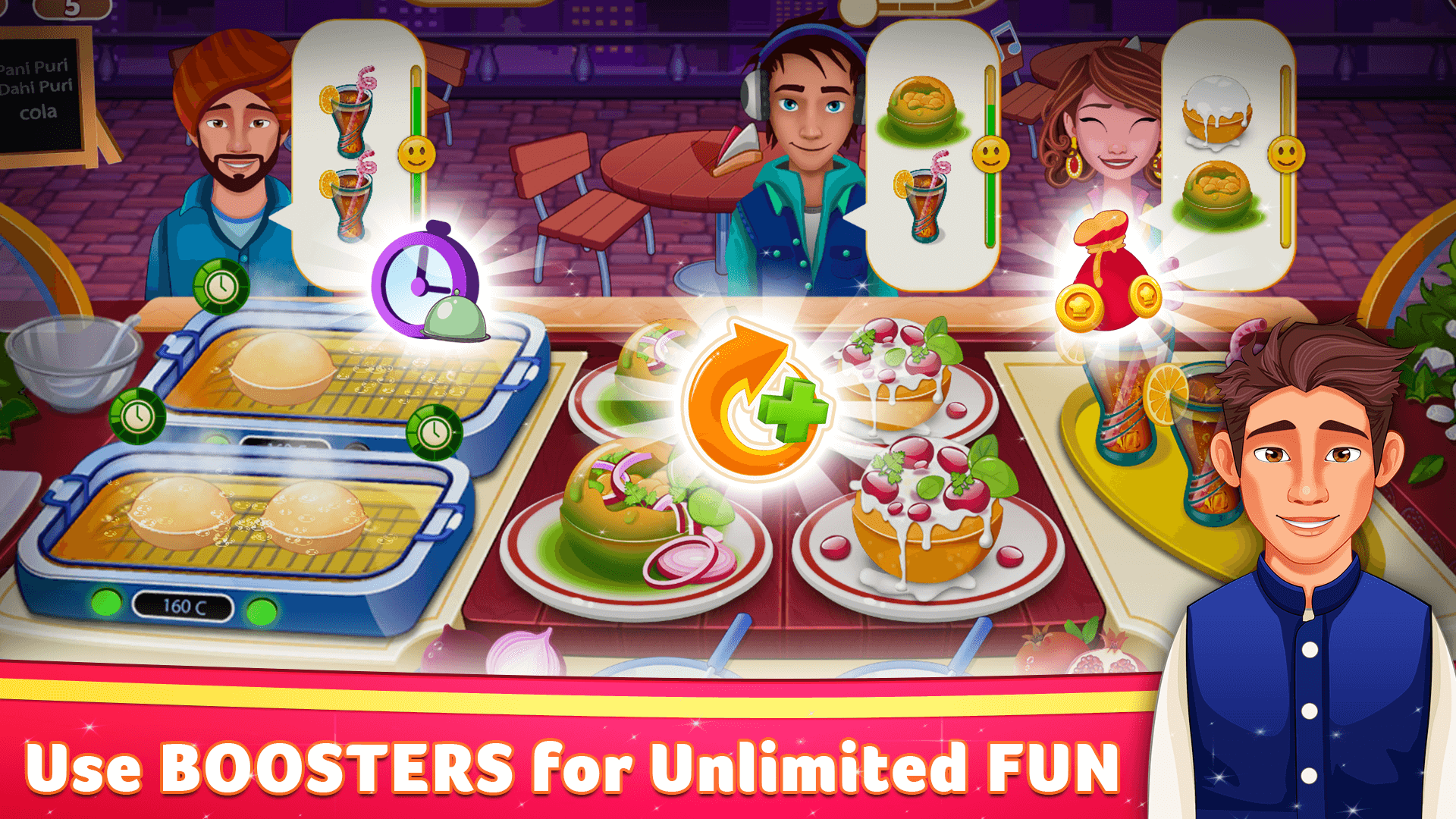 اسکرین شات 5 بازی Indian Cooking Star: Chef Game