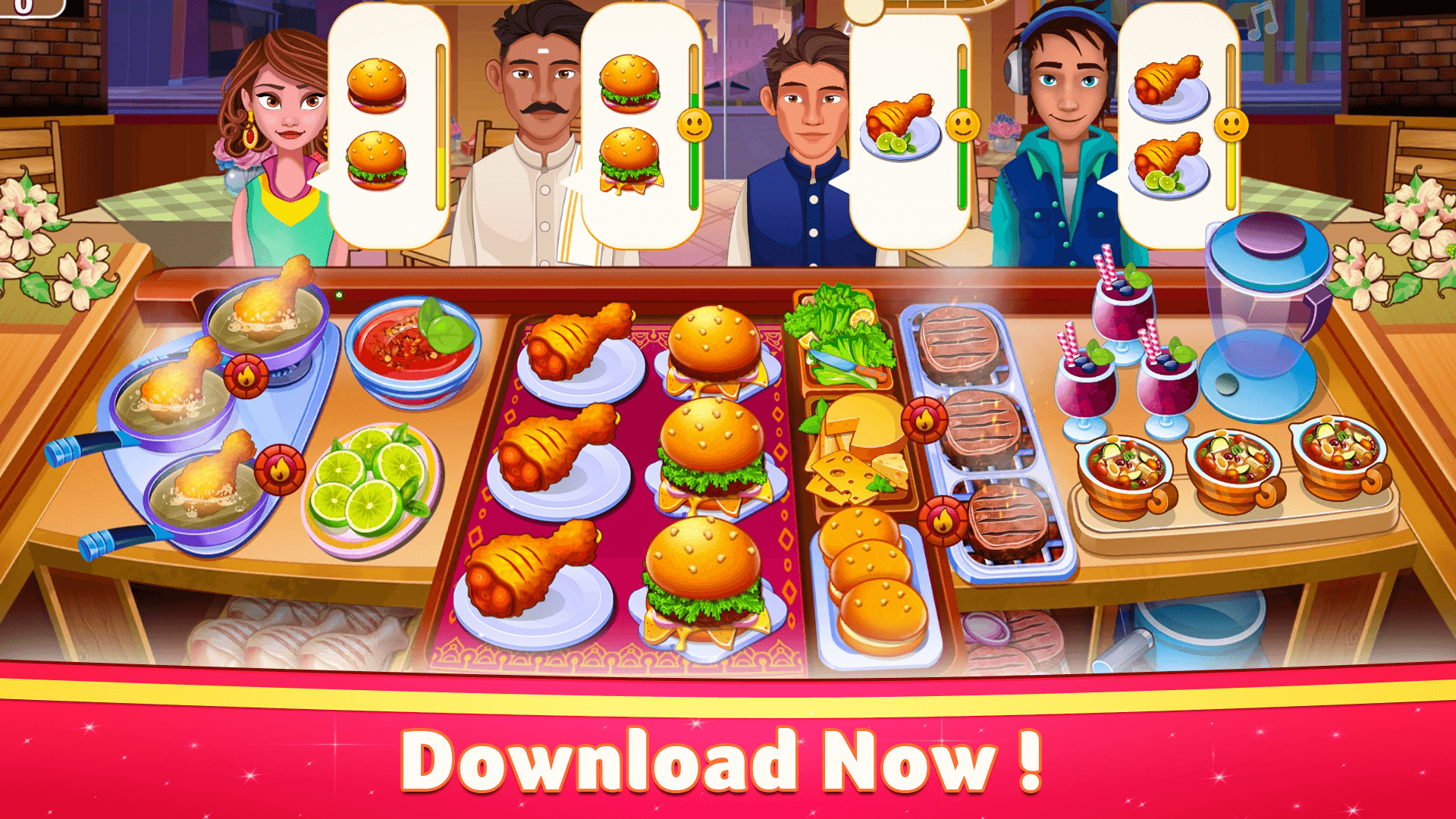 اسکرین شات 4 بازی Indian Cooking Star: Chef Game