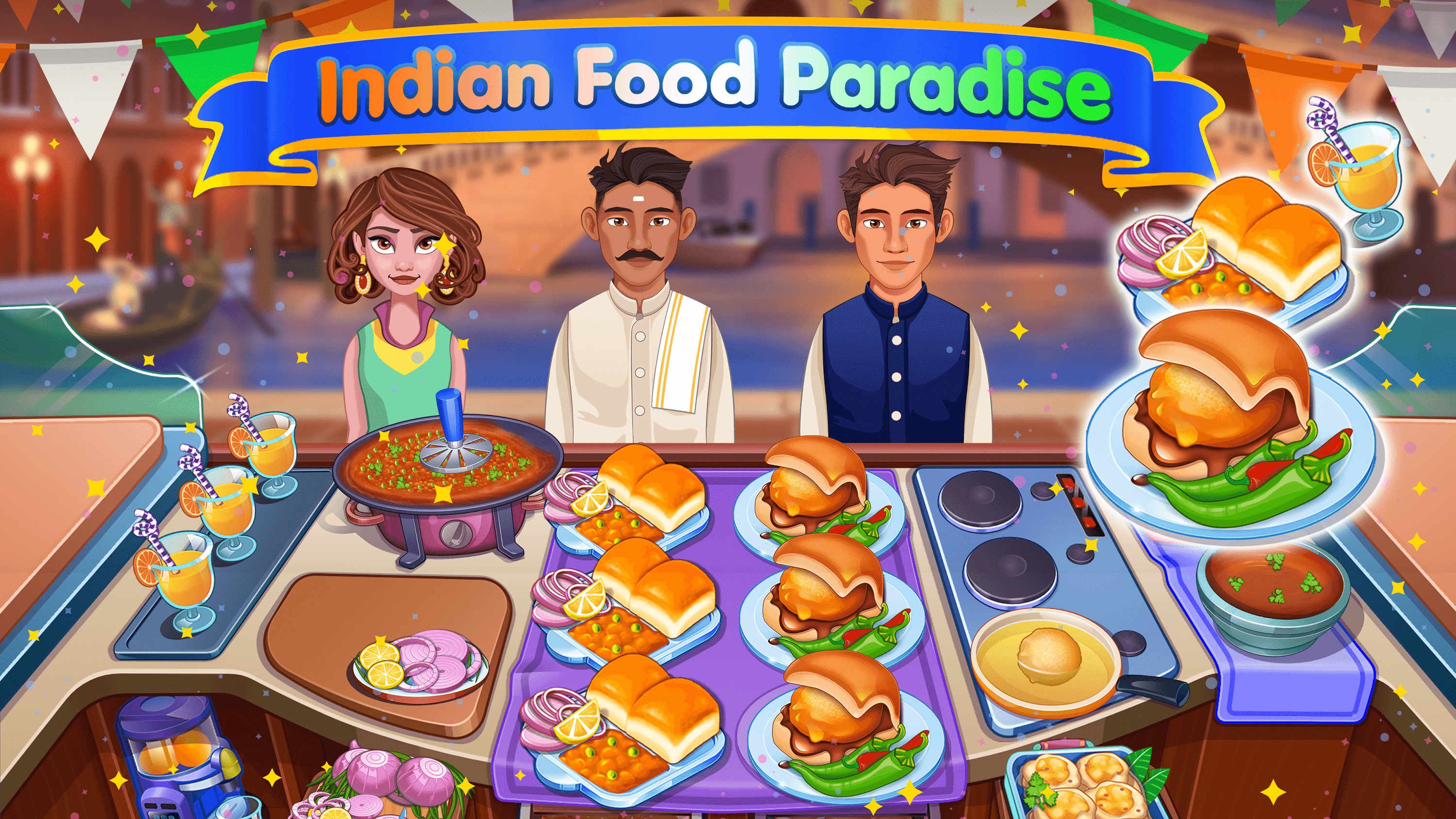 اسکرین شات 1 بازی Indian Cooking Star: Chef Game