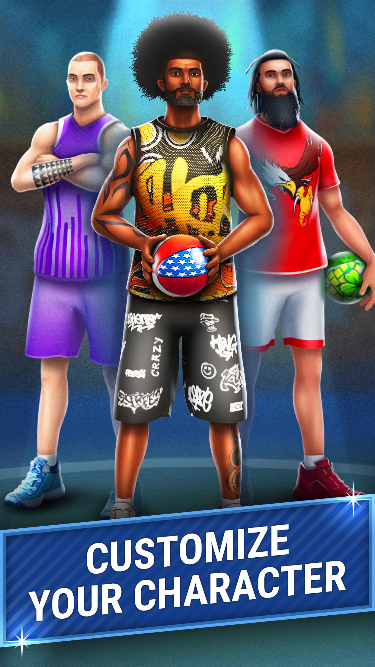 اسکرین شات 3 بازی 3pt Contest: Basketball Games