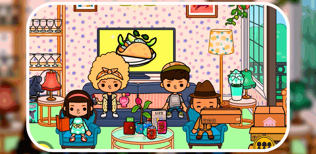 اسکرین شات 2 برنامه Watermelon club TOCA boca World walkthrough