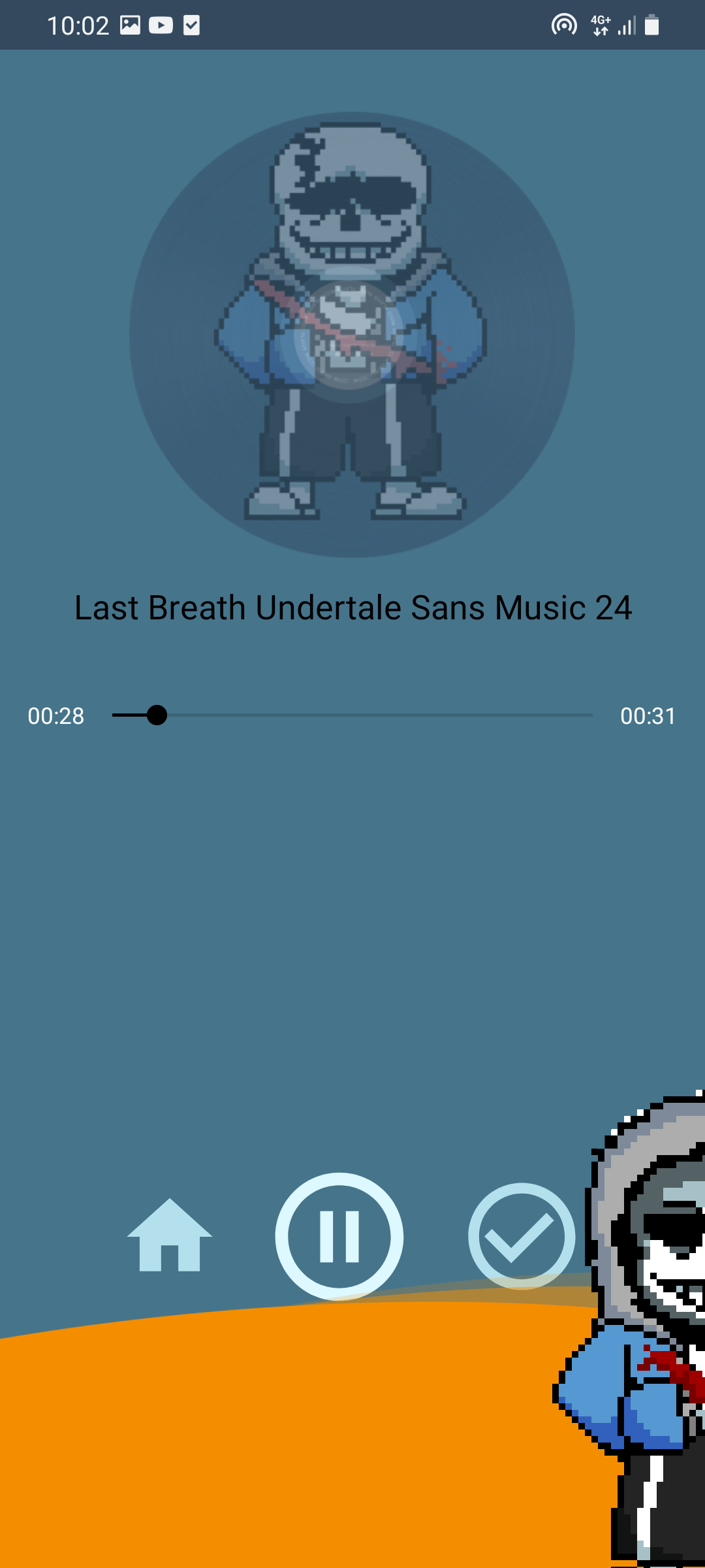 اسکرین شات 3 برنامه Last Breath Sans Ringtone
