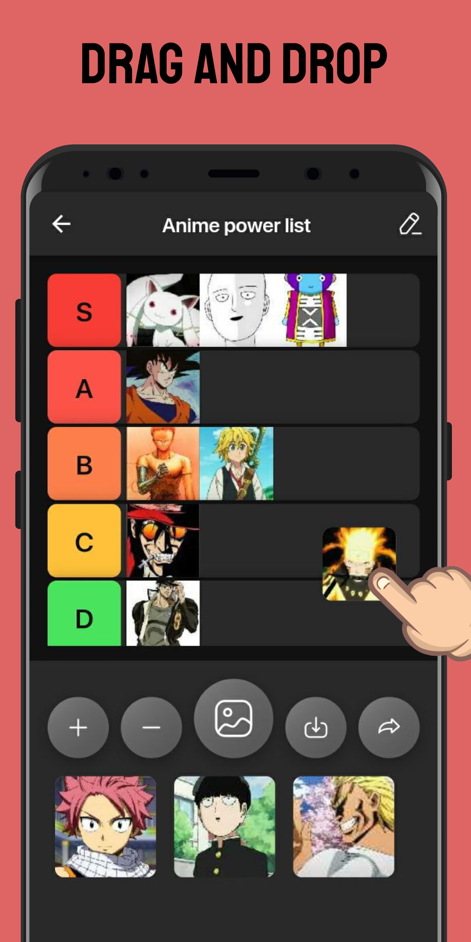اسکرین شات 3 برنامه Tier List - make ranking board
