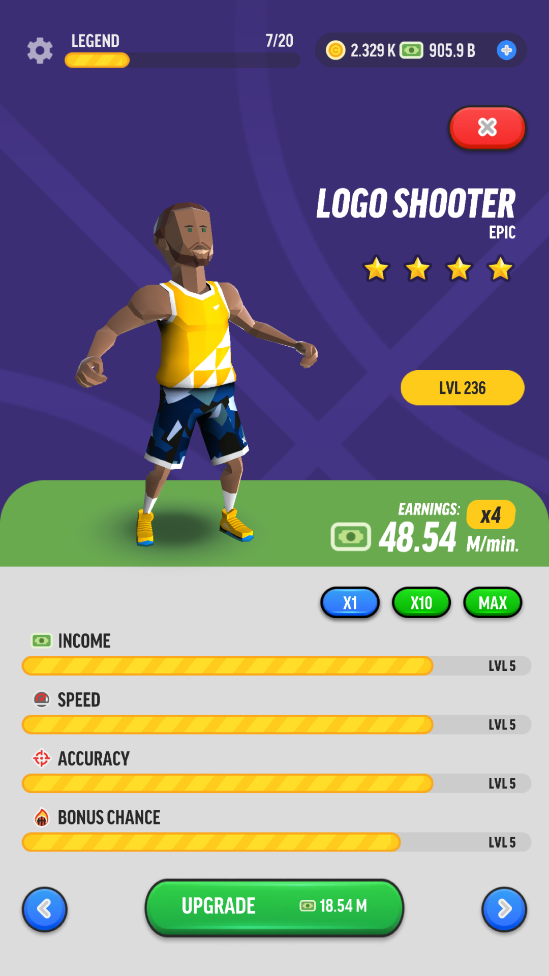 اسکرین شات 4 بازی Idle Basketball Legends Tycoon