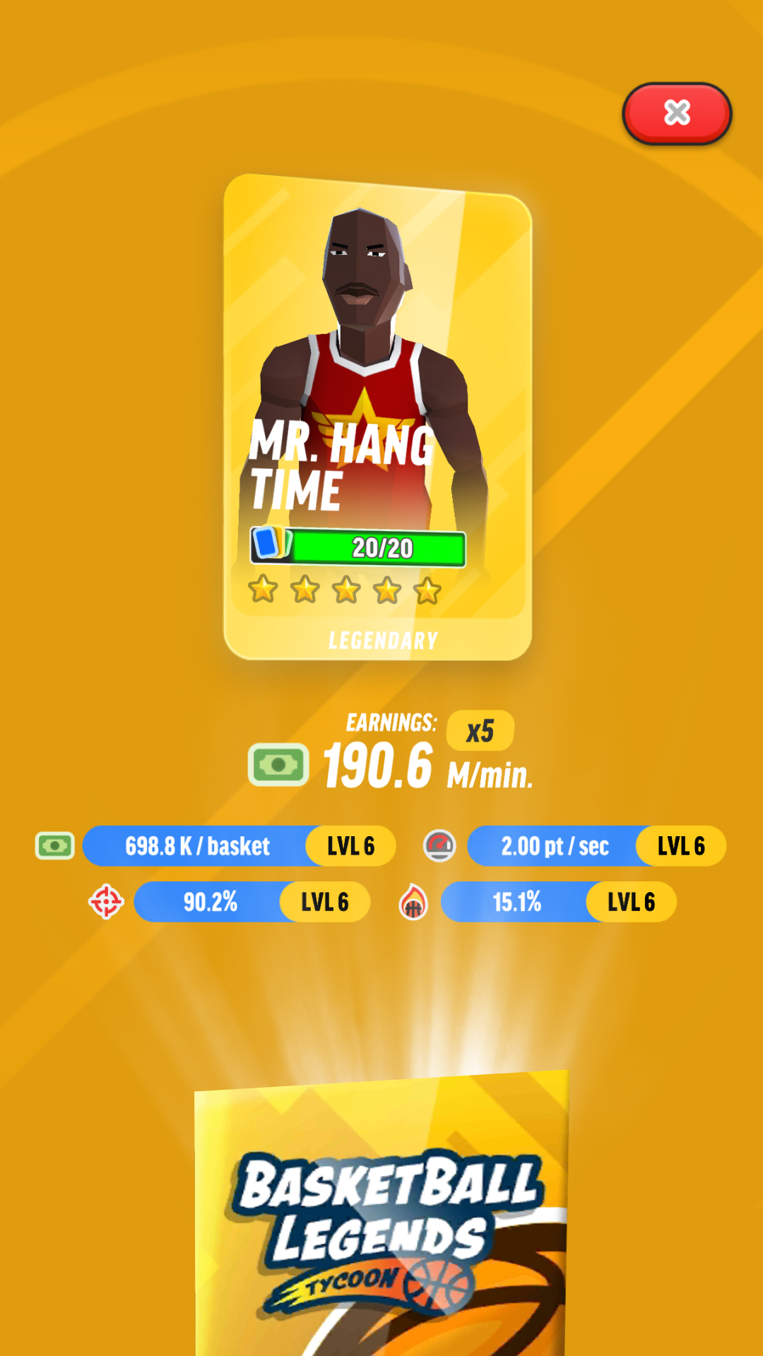 اسکرین شات 6 بازی Idle Basketball Legends Tycoon