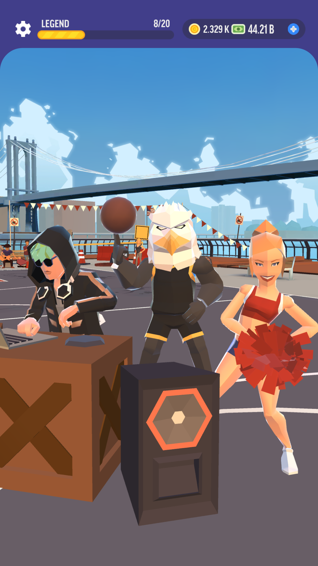 اسکرین شات 3 بازی Idle Basketball Legends Tycoon