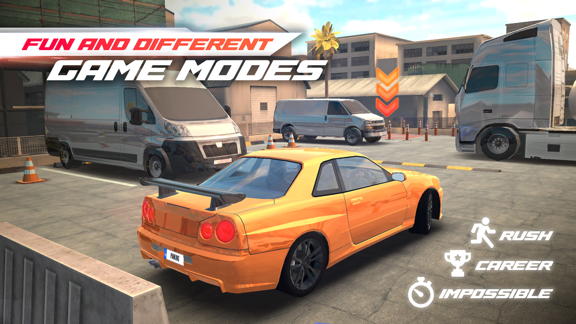 اسکرین شات 4 بازی Car Parking Pro - Park & Drive