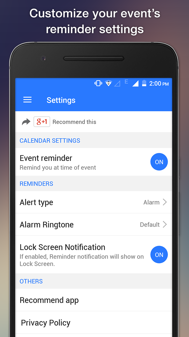 اسکرین شات 5 برنامه To do list : List, Calendar, R