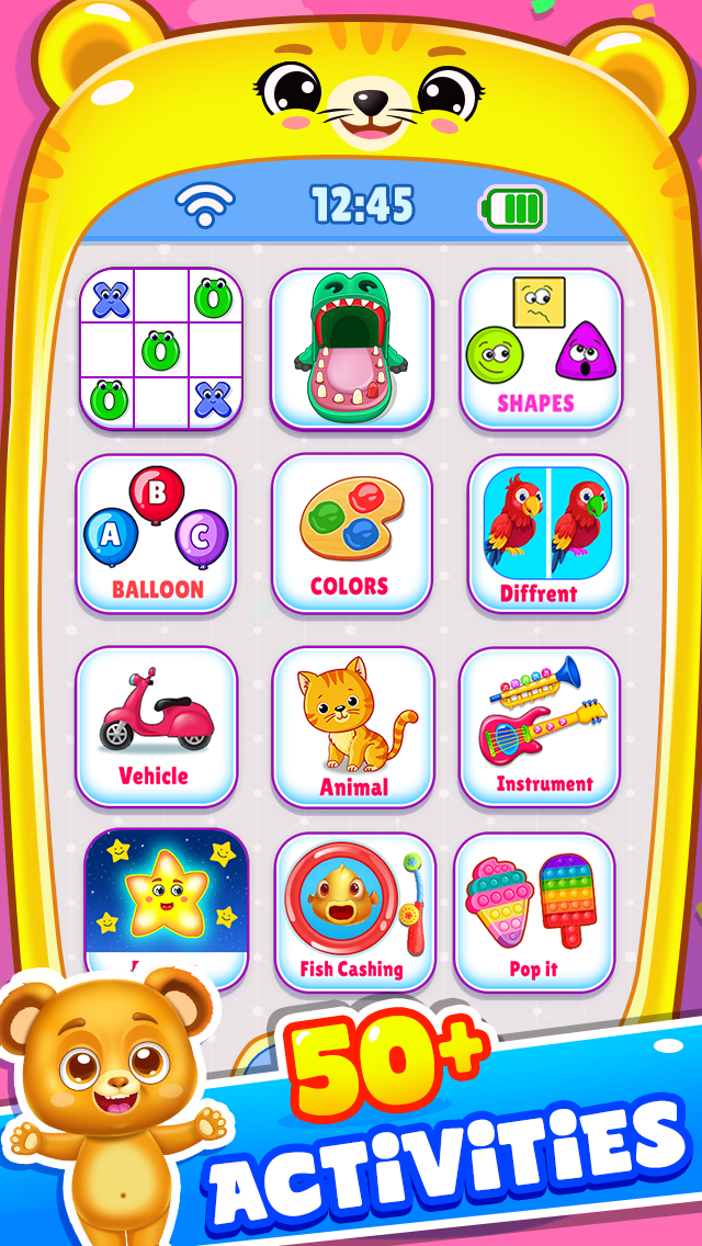 اسکرین شات 1 بازی Baby Phone: Toddler Games