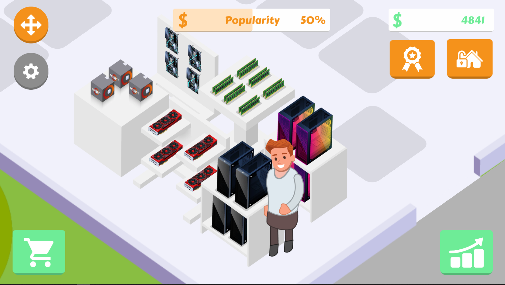 اسکرین شات 5 بازی Gaming Shop Tycoon - Idle Game