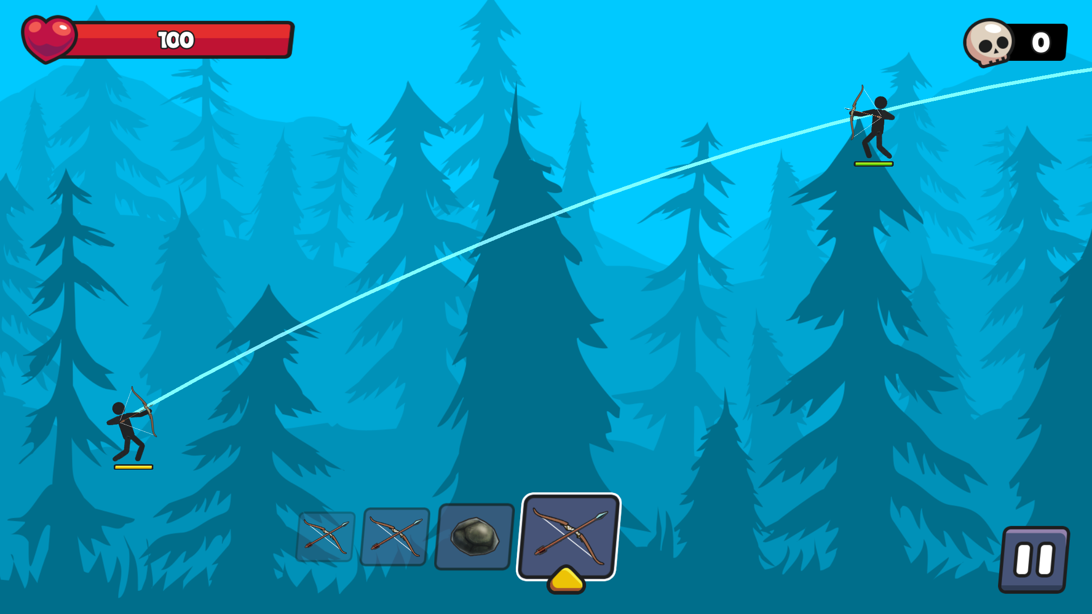 اسکرین شات 2 بازی Archers Heroes Stickman's War