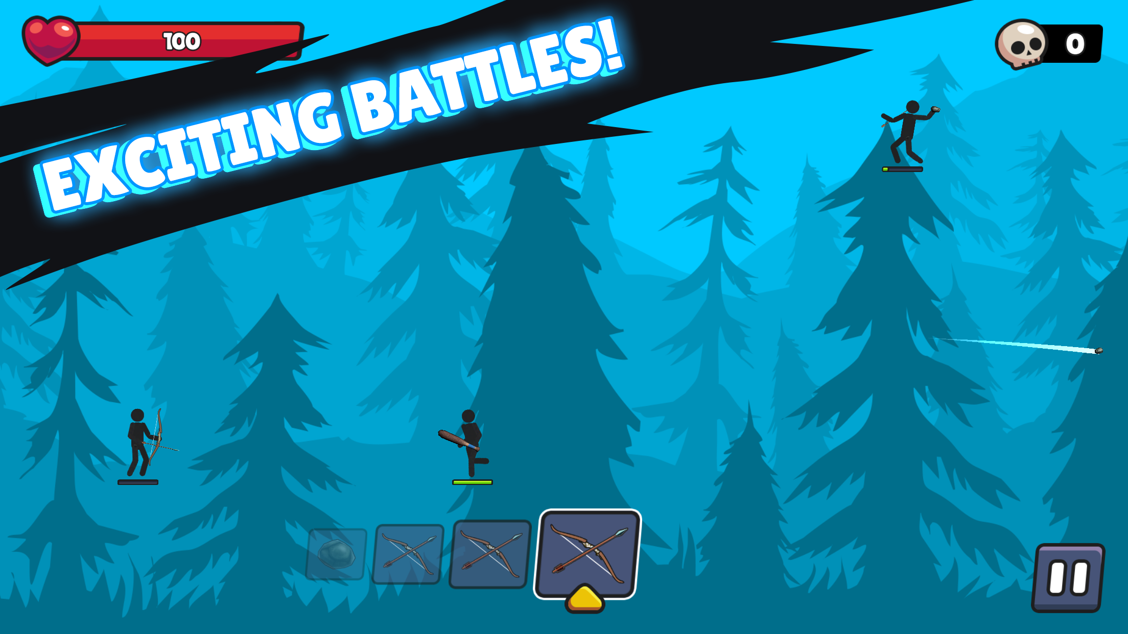 اسکرین شات 6 بازی Archers Heroes Stickman's War