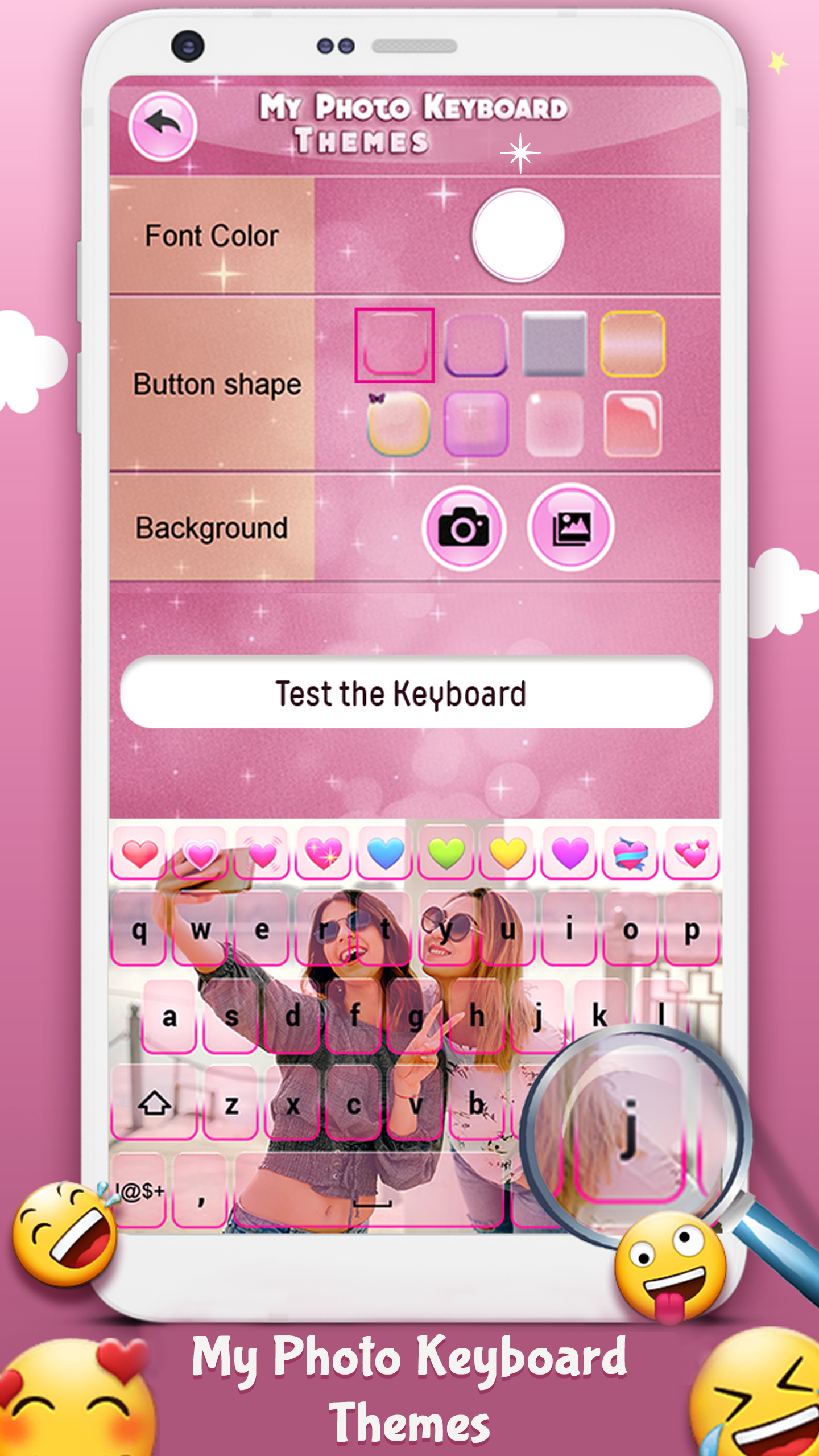 اسکرین شات 2 برنامه My Photo Keyboard Themes
