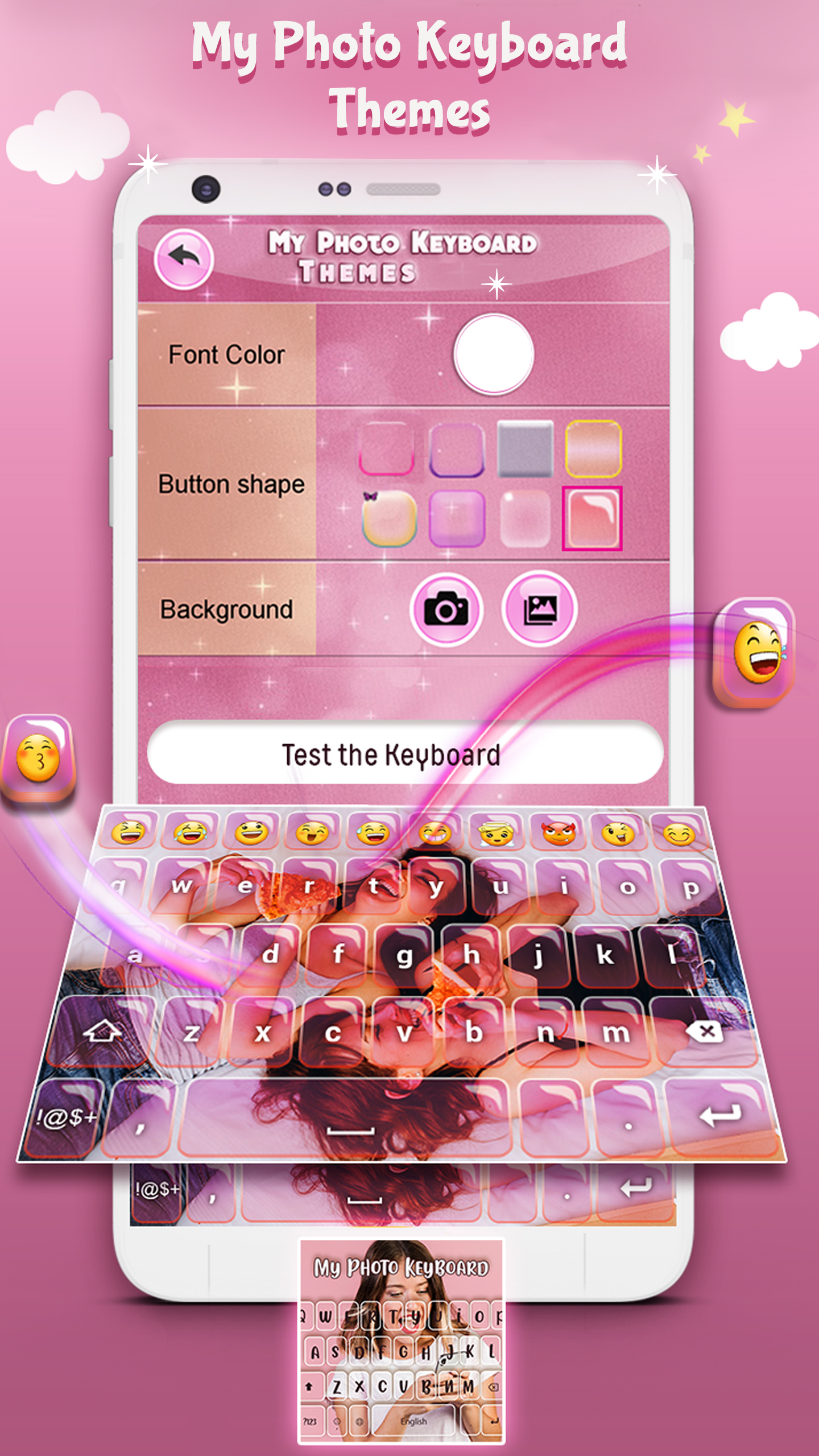 اسکرین شات 4 برنامه My Photo Keyboard Themes