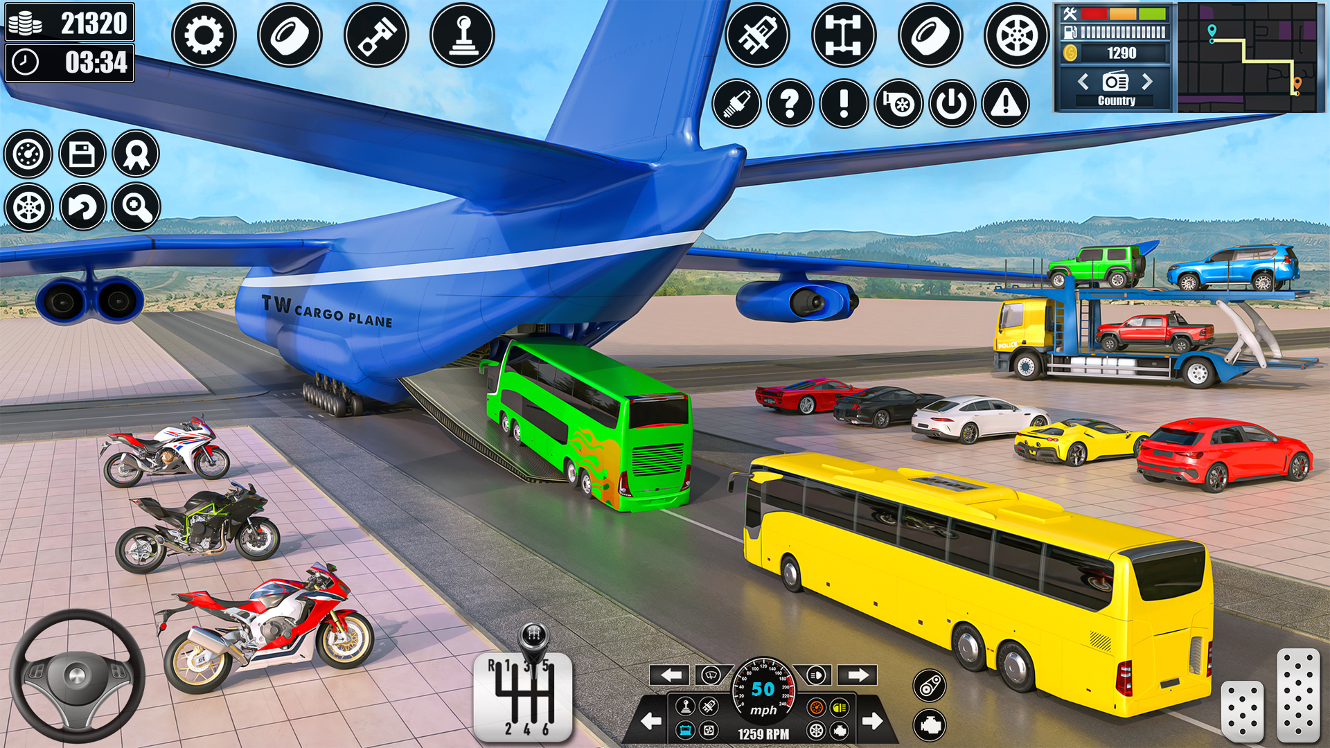اسکرین شات 2 بازی Car Transporter Truck Games 3D