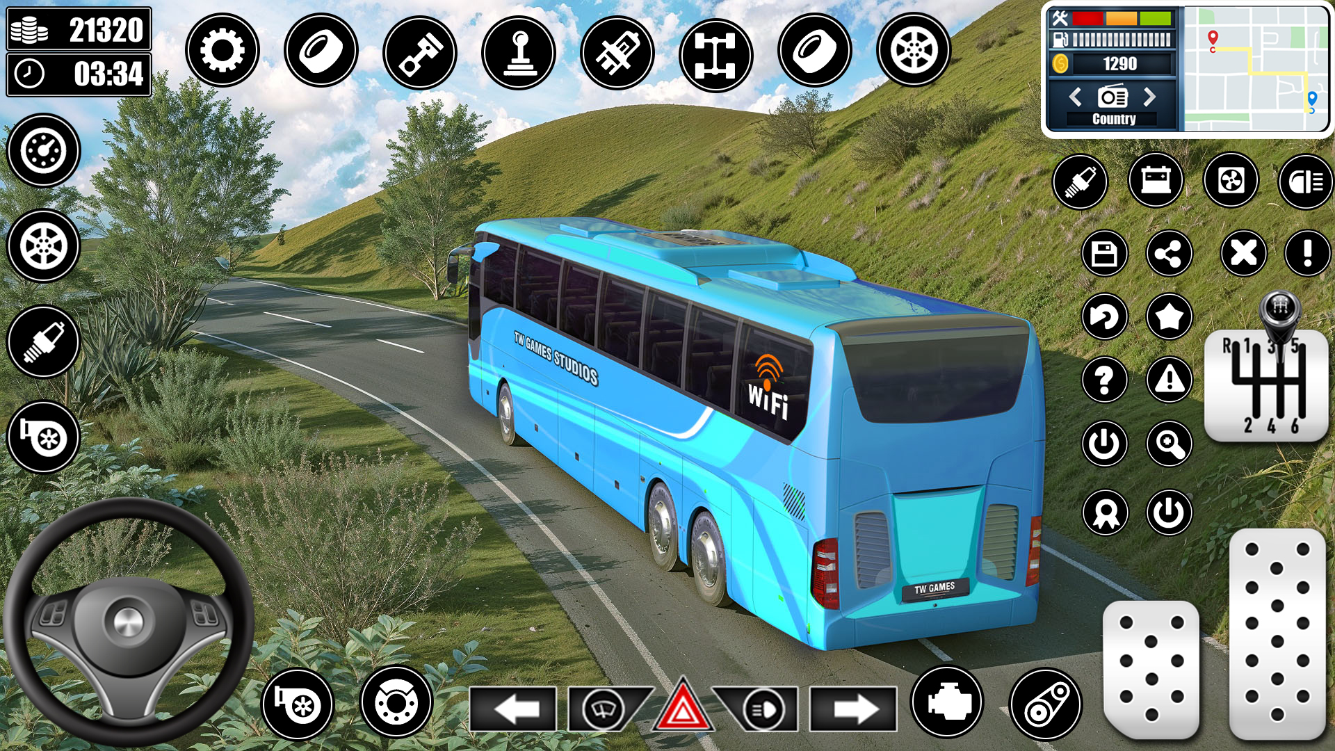 اسکرین شات 3 بازی Coach Bus Driving - Bus Games