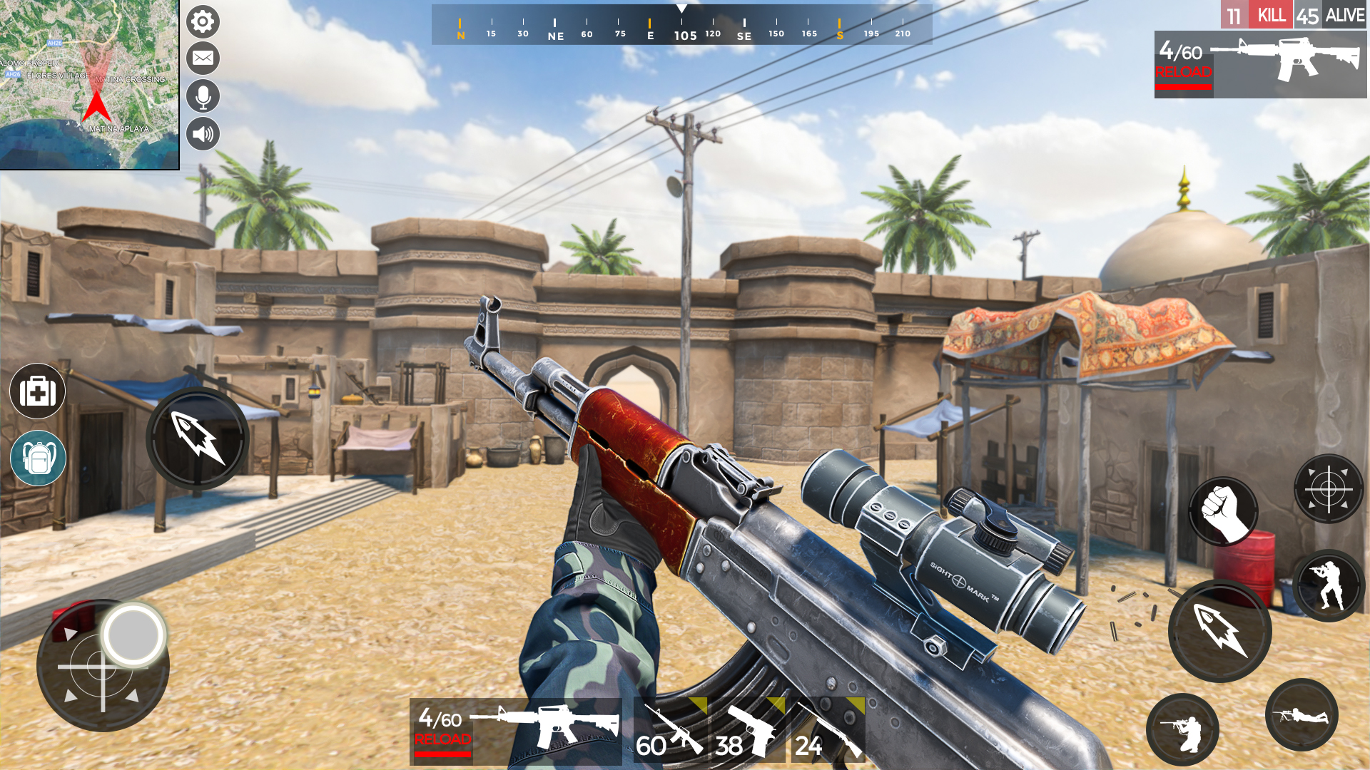 اسکرین شات 8 برنامه FPS Shooting Gun Games Offline