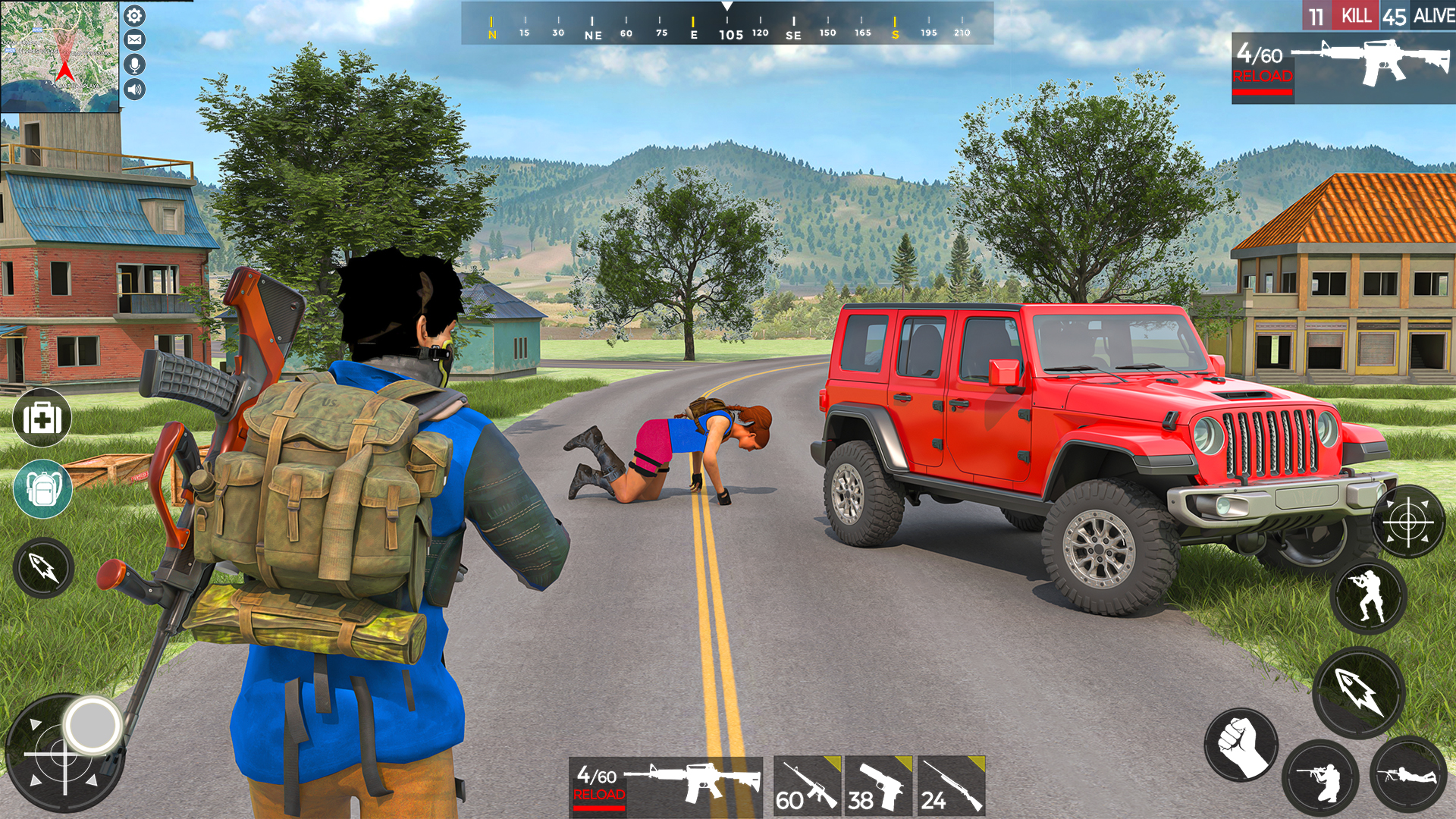 اسکرین شات 2 برنامه FPS Shooting Gun Games Offline