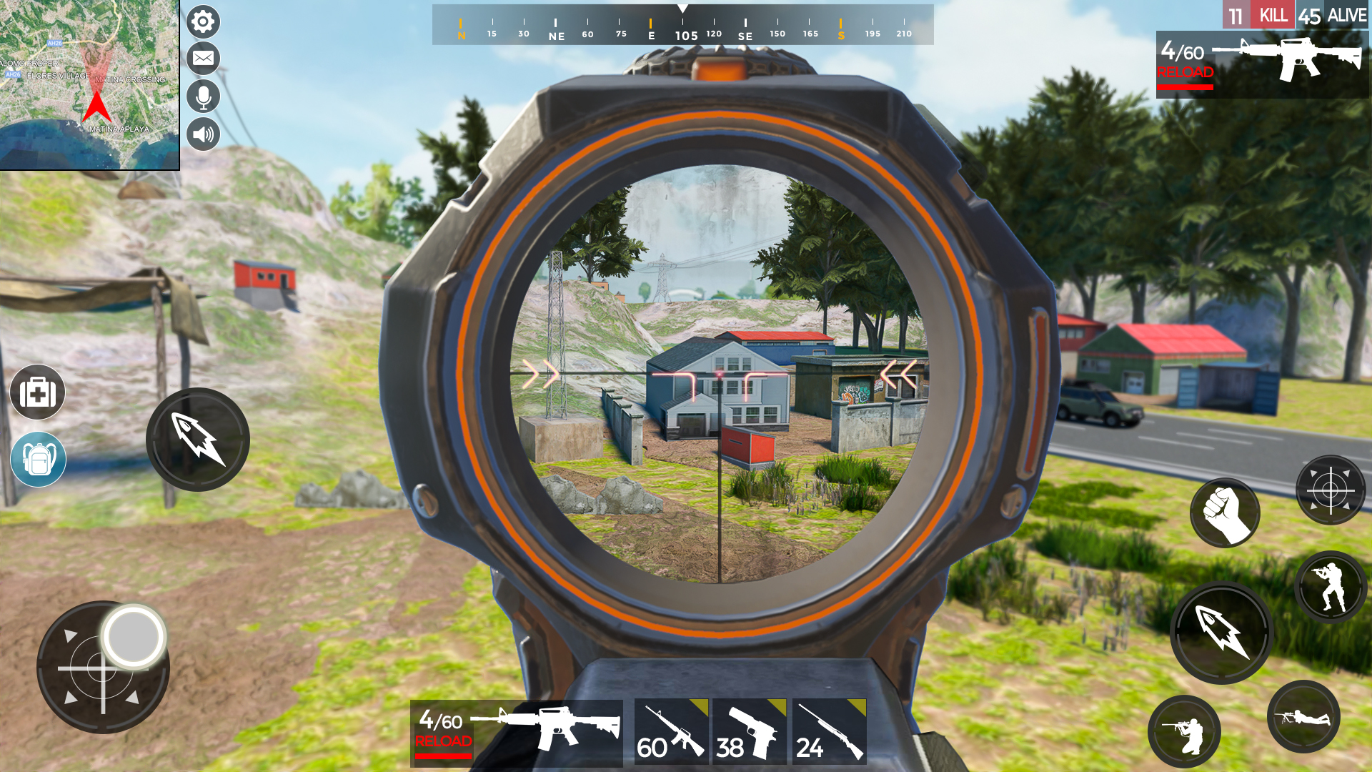 اسکرین شات 4 برنامه FPS Shooting Gun Games Offline