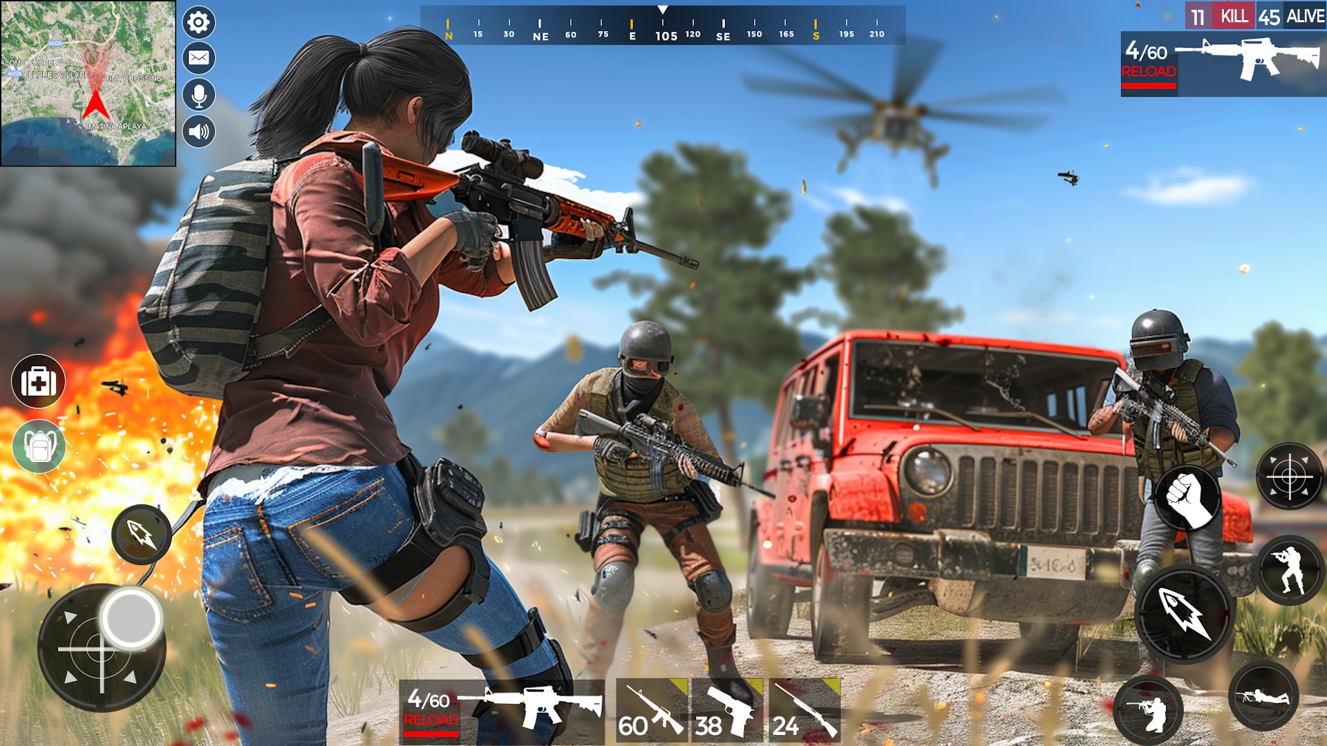 اسکرین شات 1 برنامه FPS Shooting Gun Games Offline