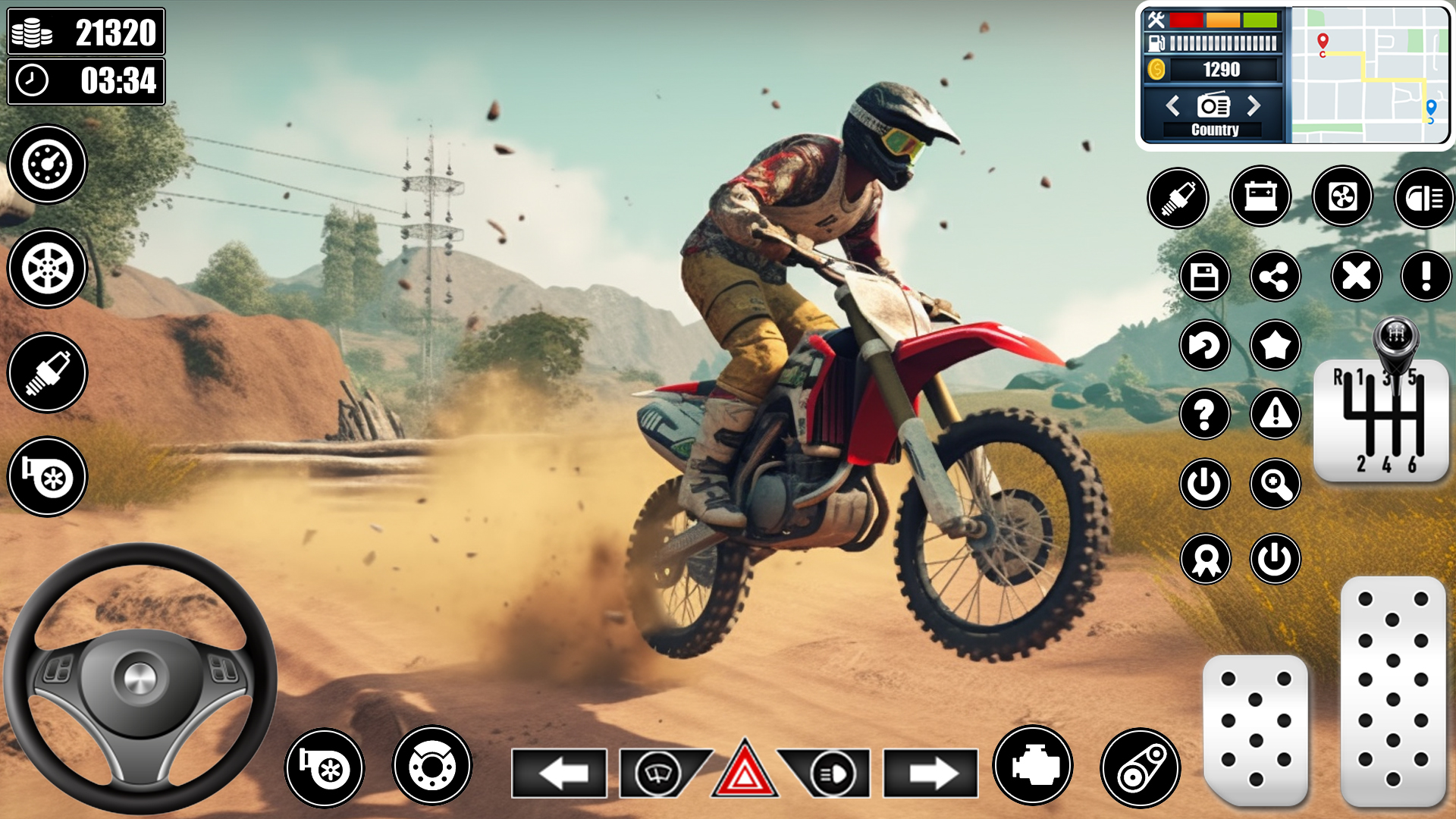 اسکرین شات 8 برنامه Dirt Bike Stunt - Bike Racing