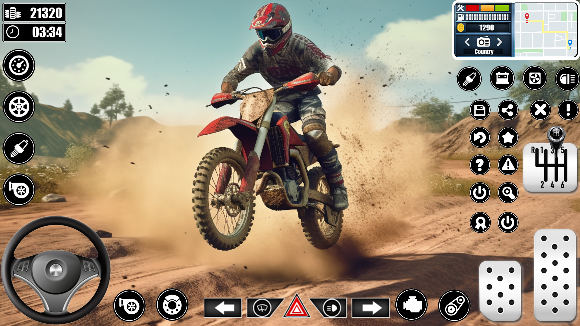 اسکرین شات 7 برنامه Dirt Bike Stunt - Bike Racing