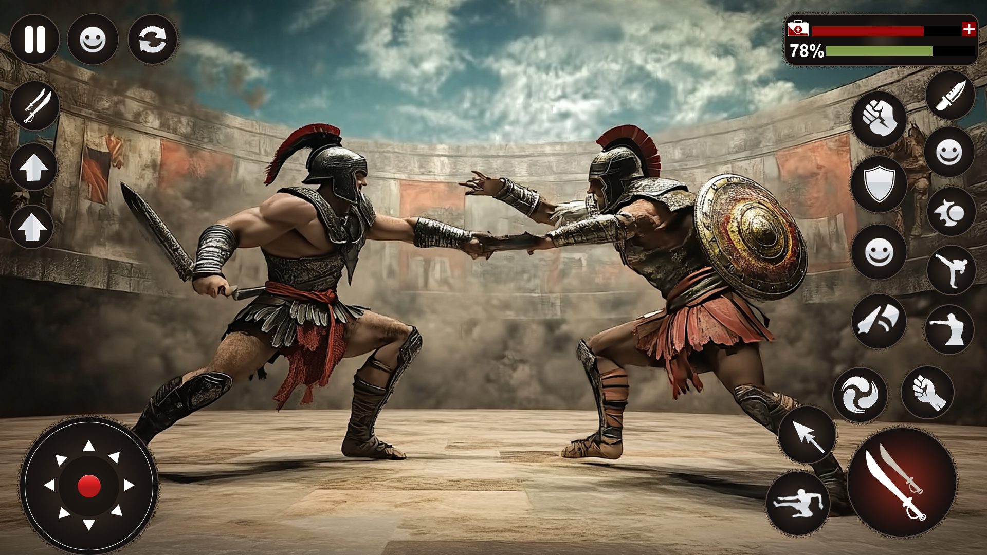 اسکرین شات 1 بازی Sword Fighting Gladiator Games