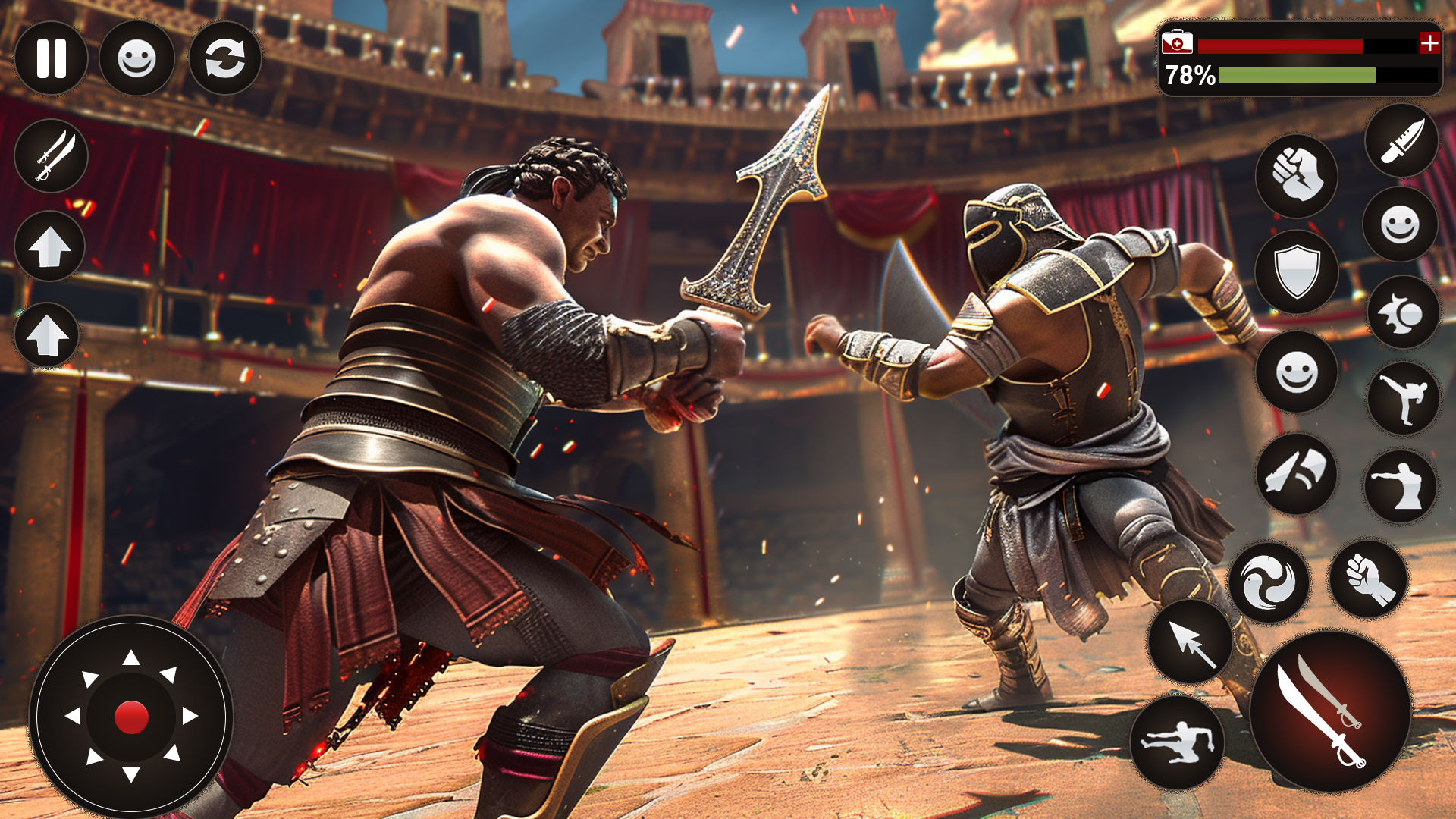 اسکرین شات 2 بازی Sword Fighting Gladiator Games